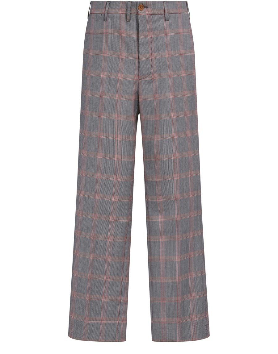 Marni o1w1db10125 Technical Wool Straight-Leg Chinos in Multicolor Size US 34 / EU 50 - 1 Thumbnail