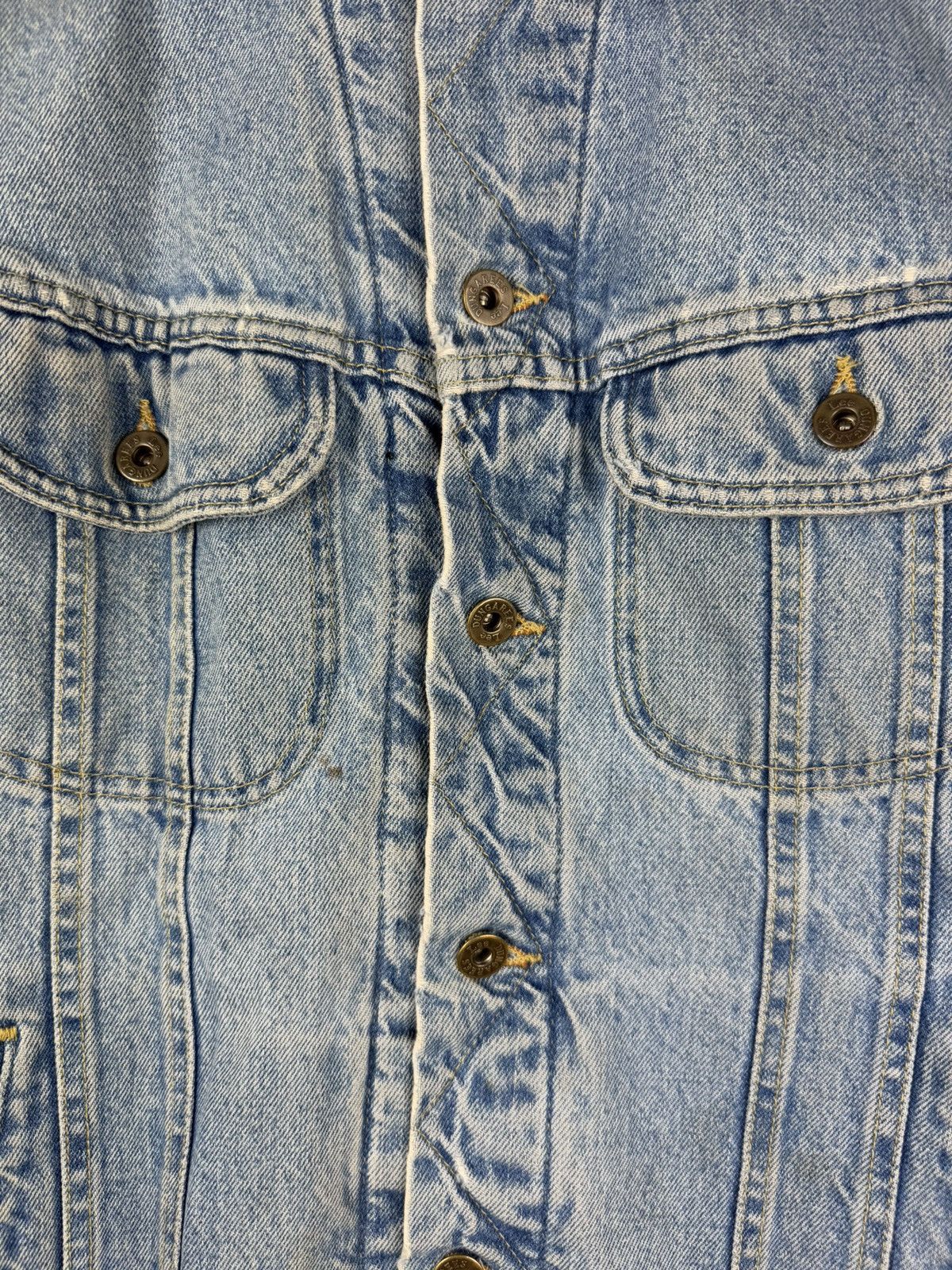 Lee × Vintage Lee Dungarees Vintage Blanket Lined Denim Trucker Jacket Size US M / EU 48-50 / 2 - 7 Thumbnail