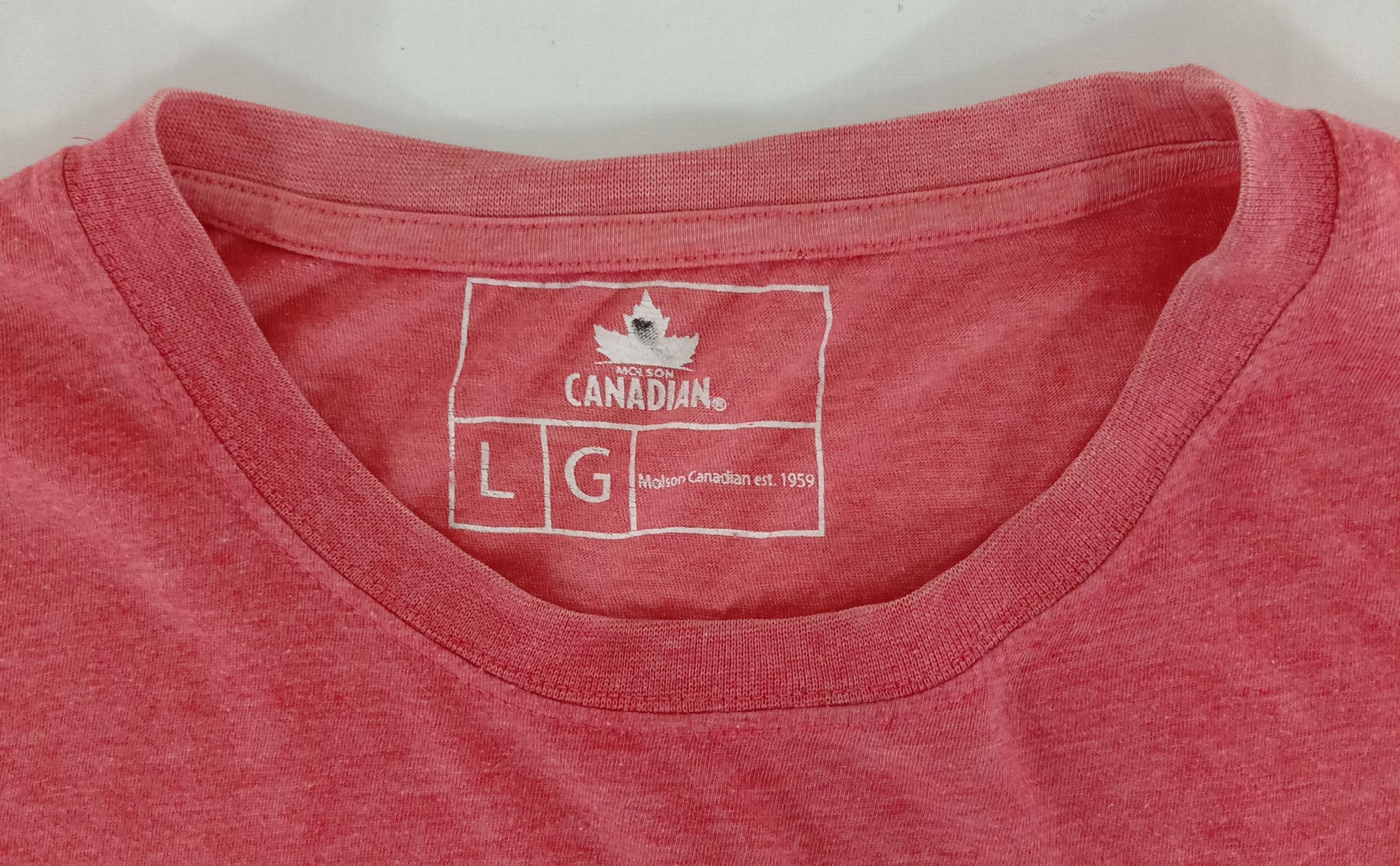 Vintage Vintage Molson Canadian x I Am Canadian 1959 T Shirt Size US L / EU 52-54 / 3 - 3 Thumbnail