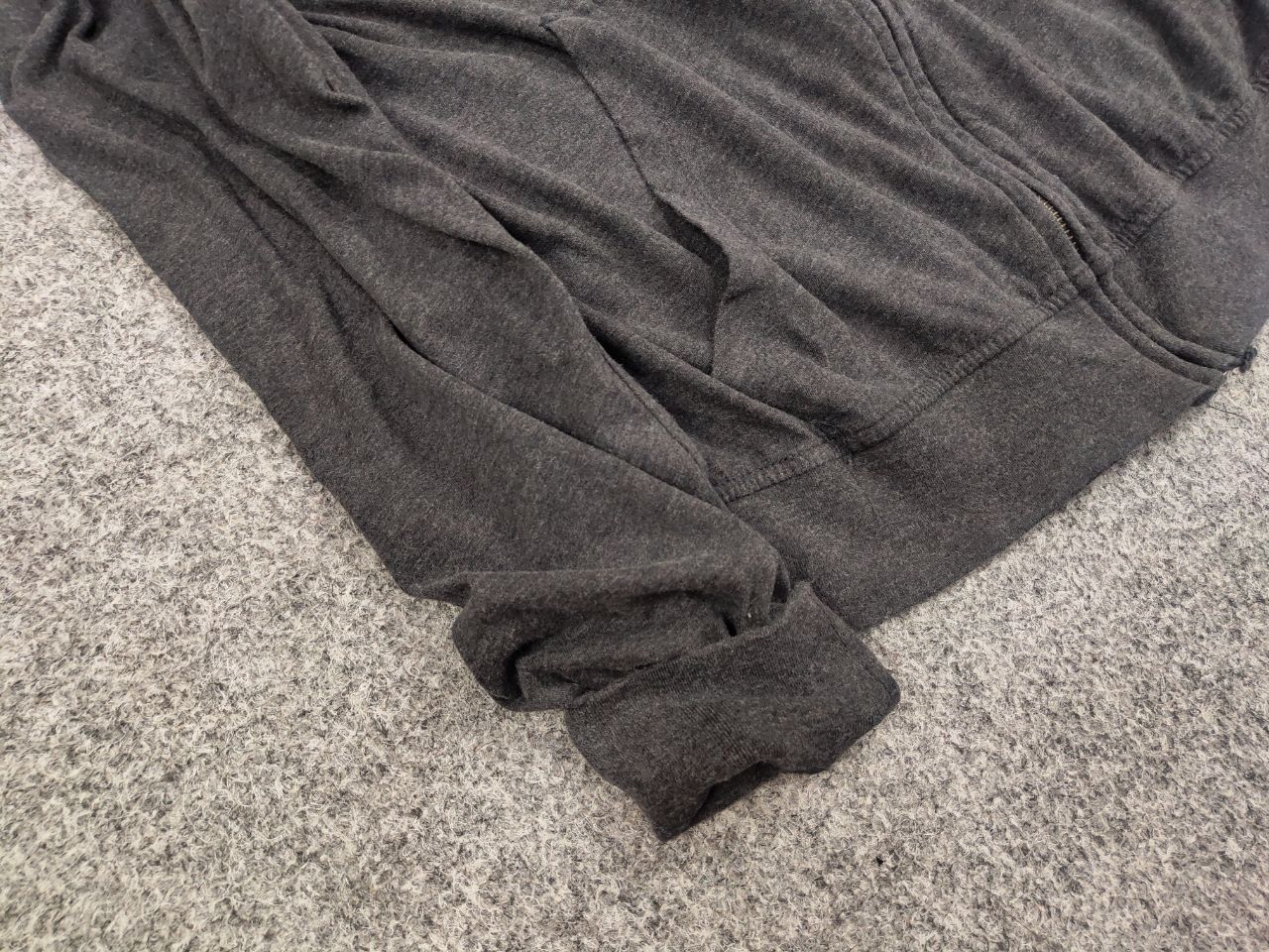 Allsaints Allsaints Brace Dark Gray Full Zip Light Hoodie Size US L / EU 52-54 / 3 - 6 Thumbnail