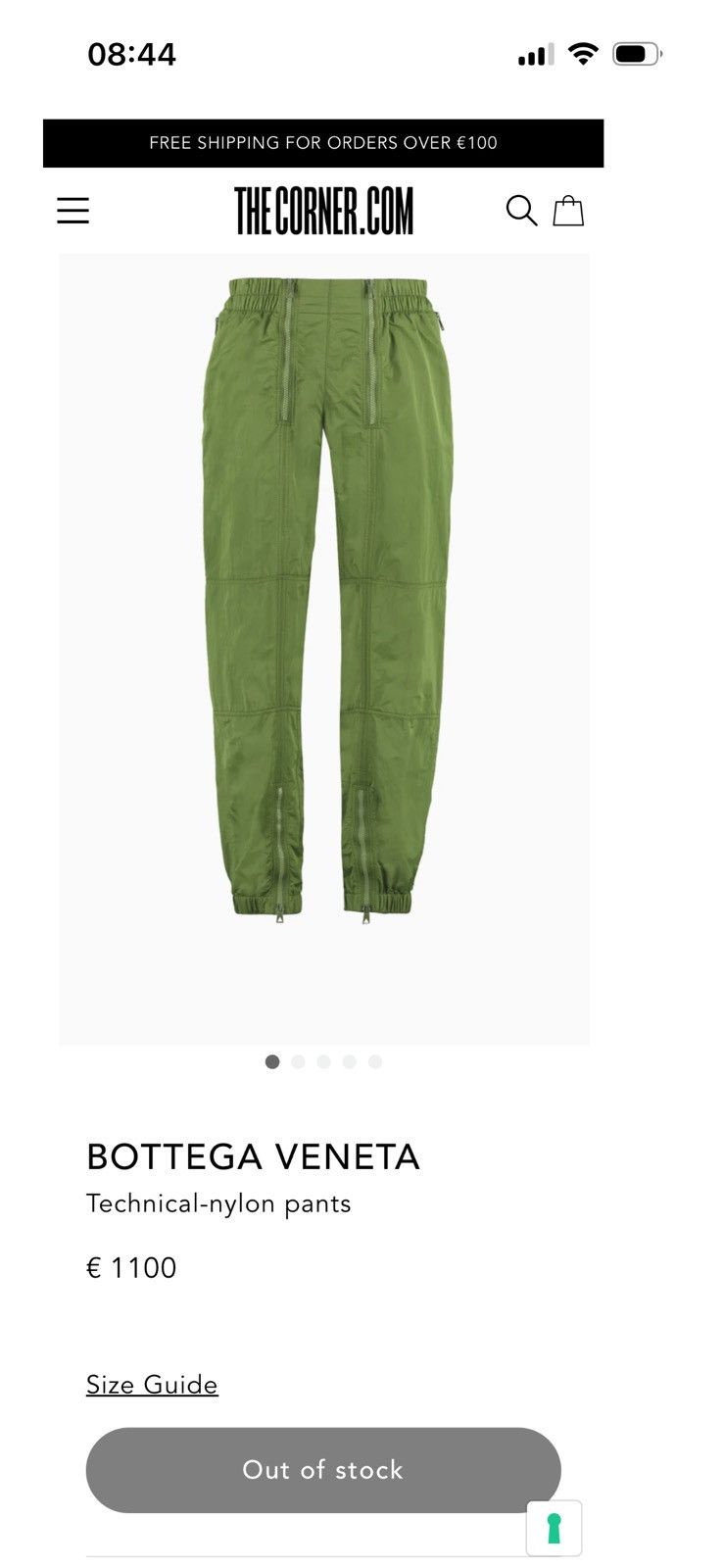 Bottega Veneta BOTTEGA VENETA nylon pants sizes in photos by tape measure Size US 29 - 4 Thumbnail