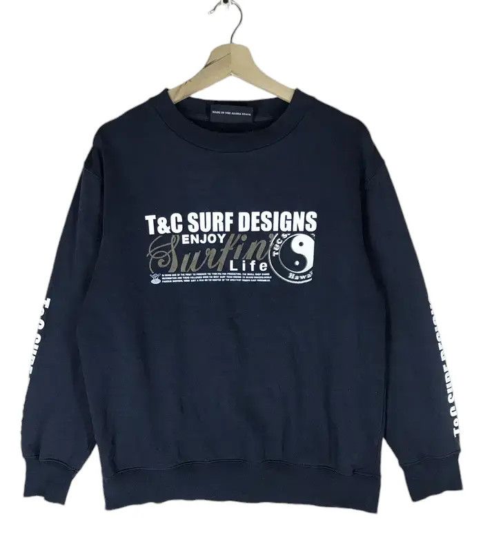Vintage Vintage T&C Surf Design Sweatshirts Size US M / EU 48-50 / 2 - 1 Thumbnail