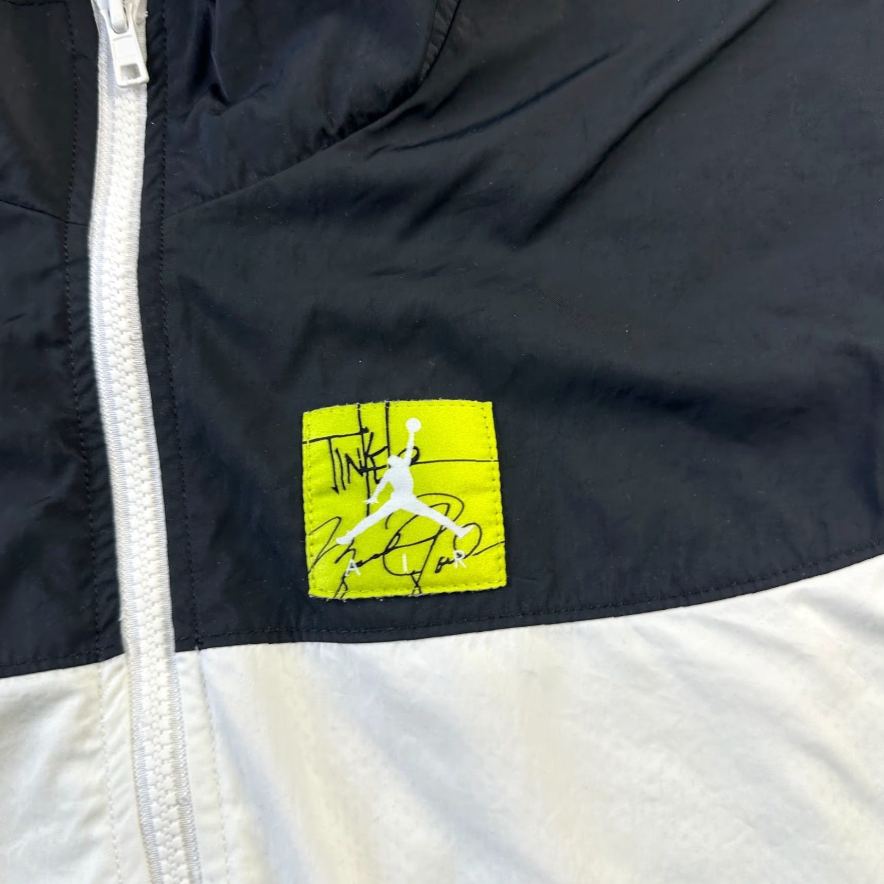 Jordan Brand Jordan Jacket White 2XL XXL Track Zip Retro Windbreaker Tinker Hatfield Mens Size US XXL / EU 58 / 5 - 5 Thumbnail