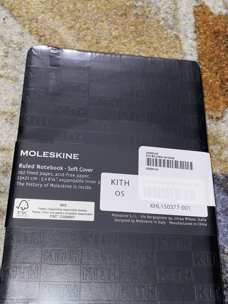Kith × Moleskine Kith x Moleskine Monogram Notebook Size ONE SIZE - 3 Thumbnail