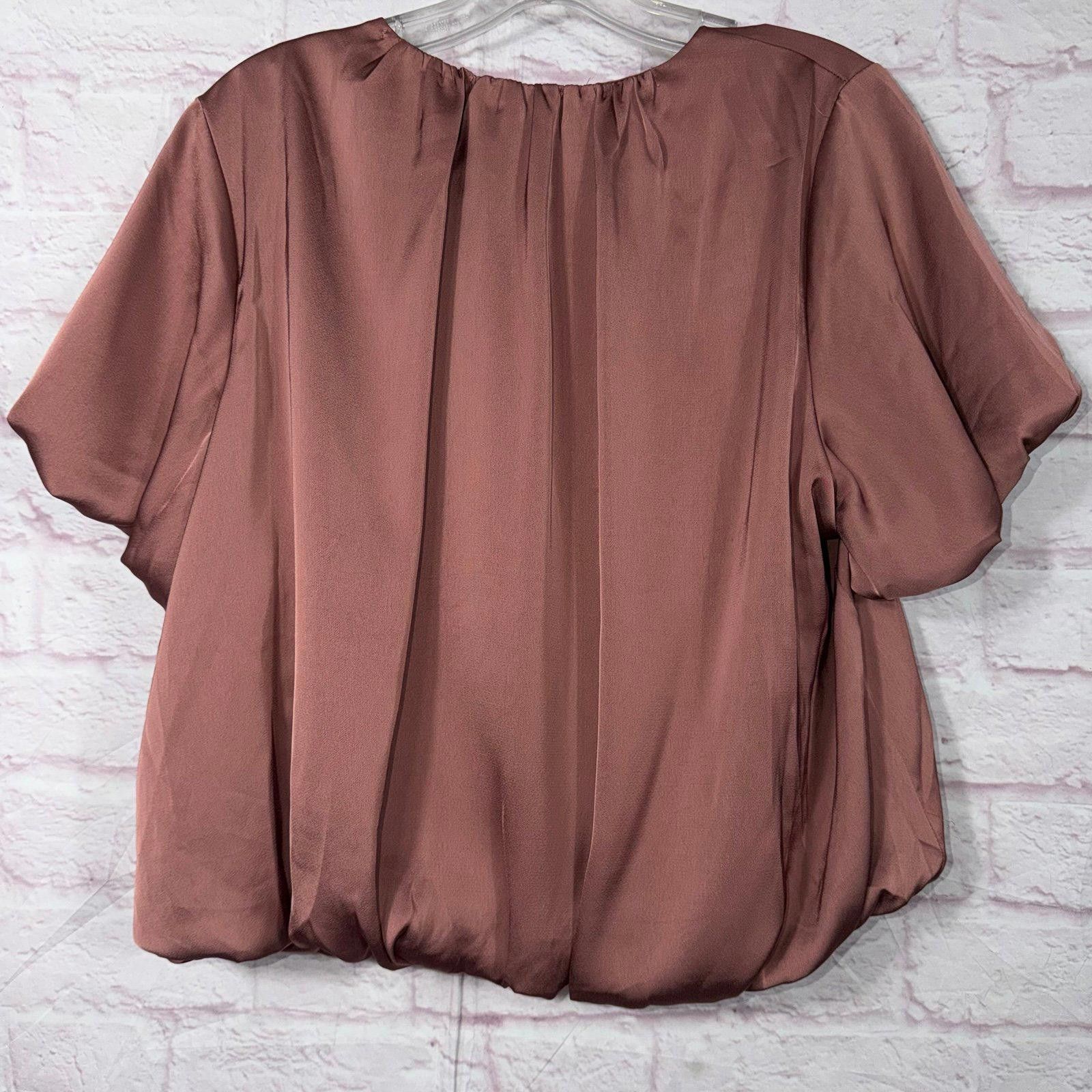 Other Entro Women's Medium Short Sleeve Blouse NWT Size M / US 6-8 / IT 42-44 - 8 Thumbnail