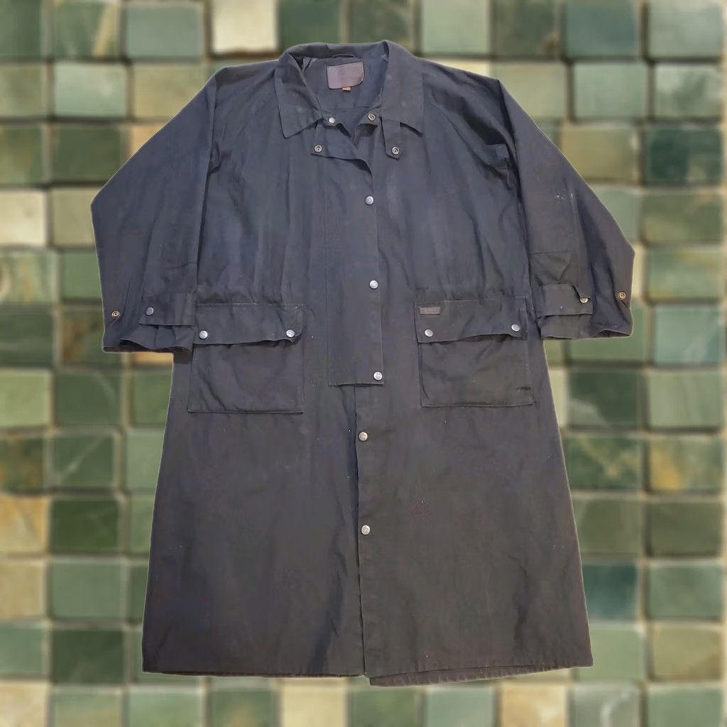 Ring Jacket Outback Trading Company Low Rider Duster Riding Jacket Mens Sz Med Black Rancher Size US M / EU 48-50 / 2 - 1 Thumbnail