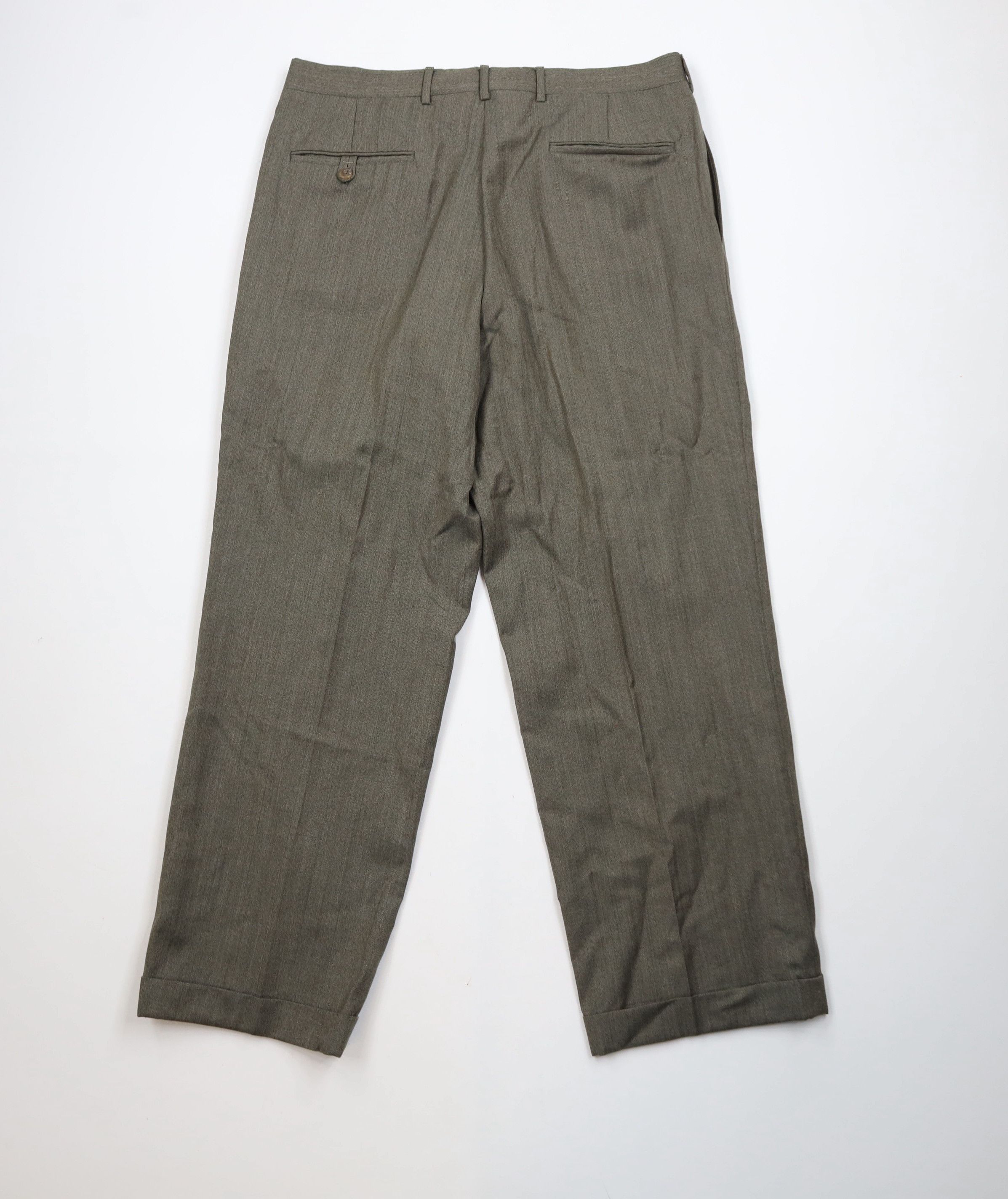 Vintage Vintage 70s Streetwear Herringbone Wide Leg Chino Pants USA Size US 34 / EU 50 - 9 Thumbnail