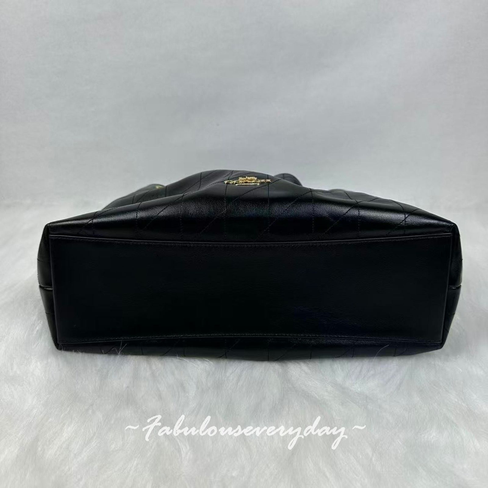 Coach Coach Evelyn Shoulder Bag With Quilting Leather/Gold/Black Size ONE SIZE - 8 Thumbnail