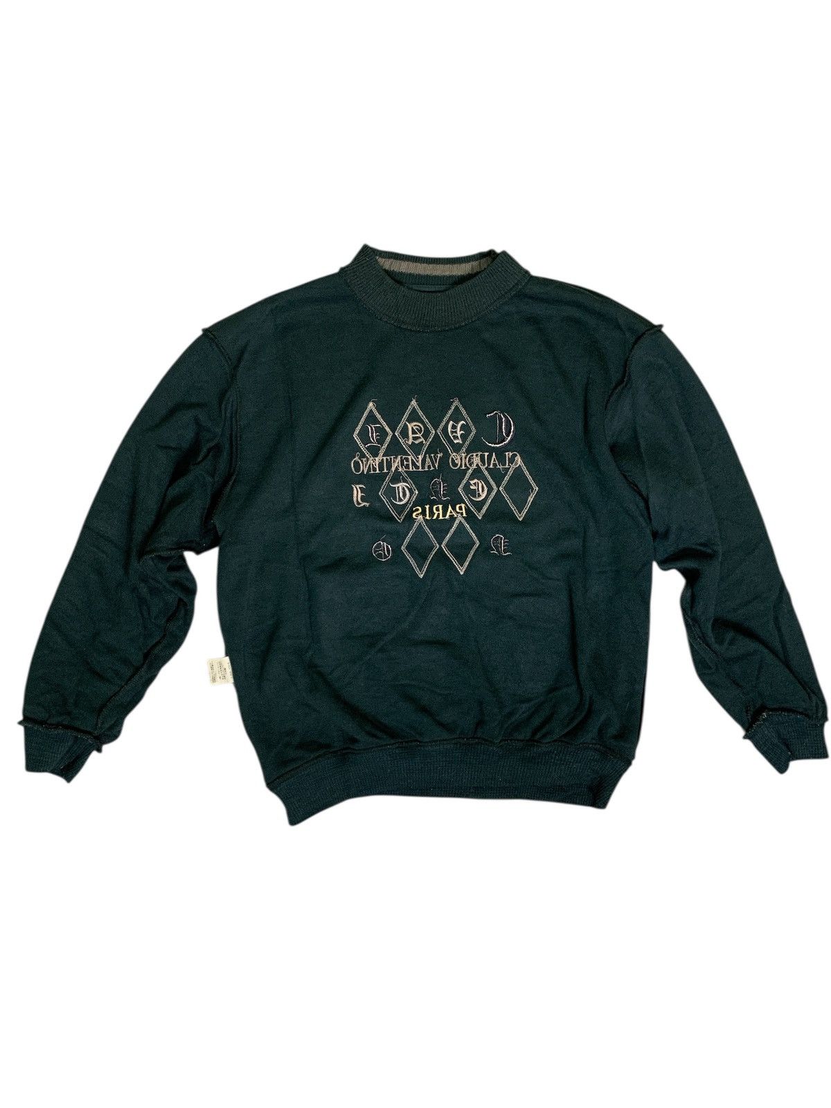 Valentino Rare Design Vintage Claudio Paris Sweatshirts Size L / US 10 / IT 46 - 5 Thumbnail