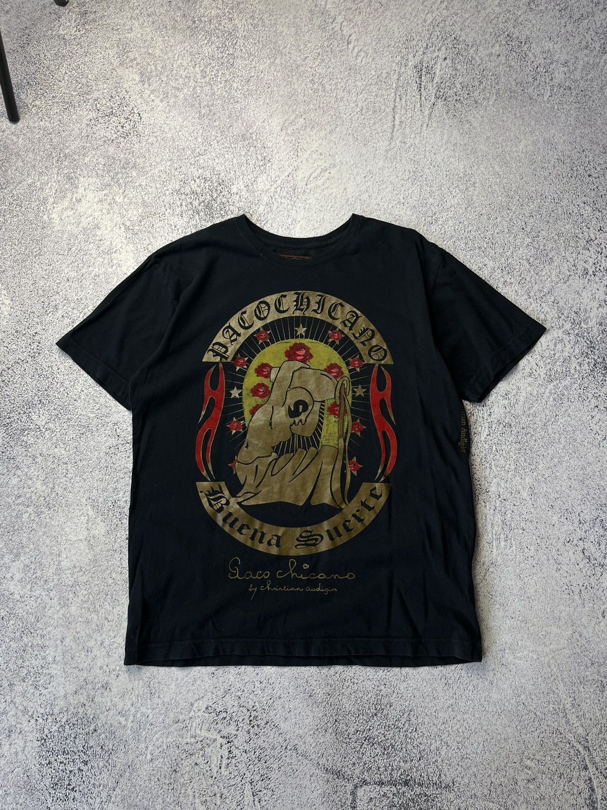 Christian Audigier Christian Audigier Paco Chicano t shirt Lion big logo Size US L / EU 52-54 / 3 - 1 Thumbnail