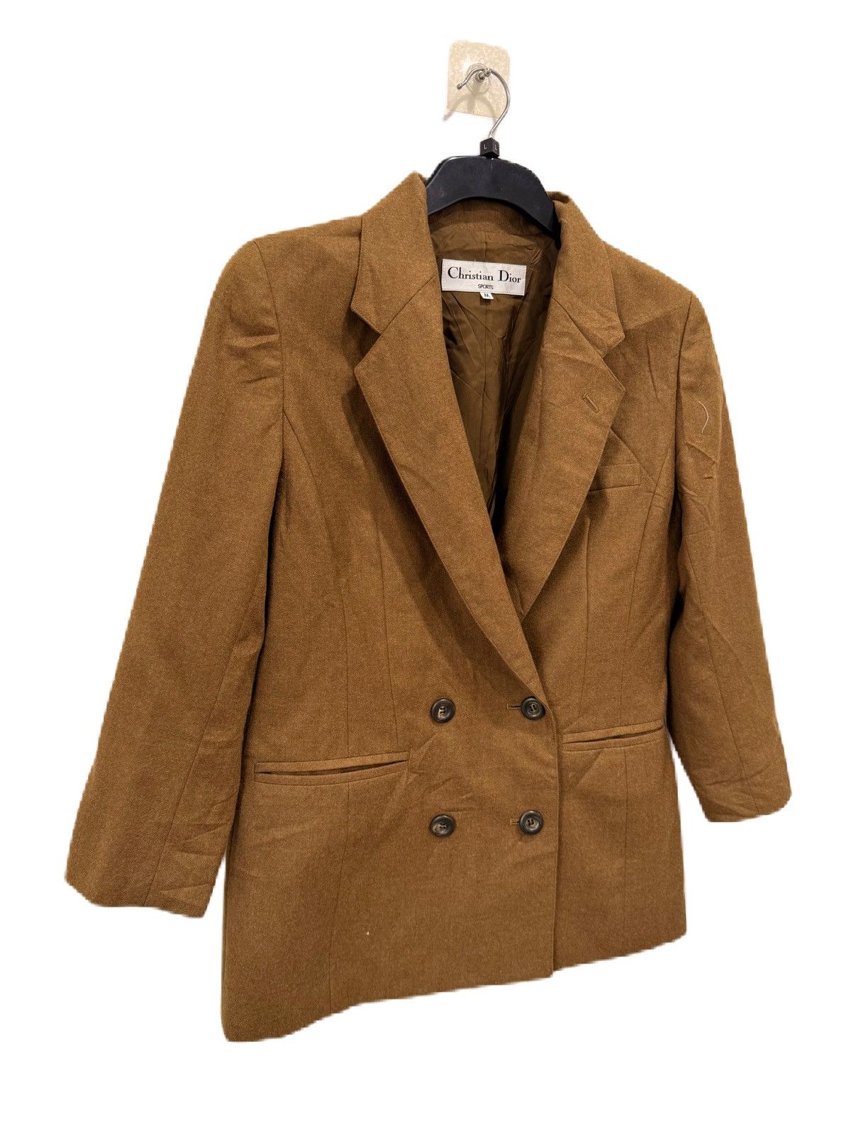 Dior Christian Dior Sports Brown Double Breasted Vintage Blazer Size M / US 6-8 / IT 42-44 - 2 Thumbnail