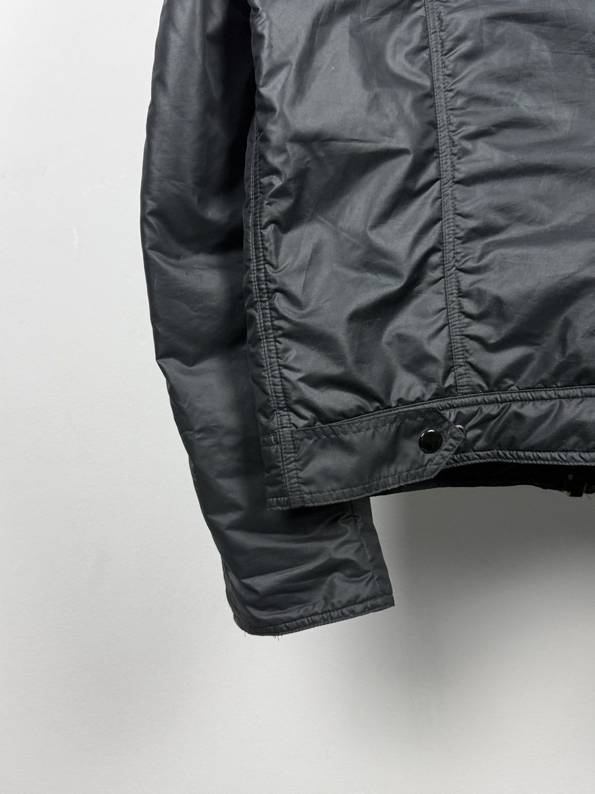 Veronique Branquinho Veronique Branquinho A/W2005 Black Nylon Patch Biker Jacket Size US M / EU 48-50 / 2 - 9 Thumbnail