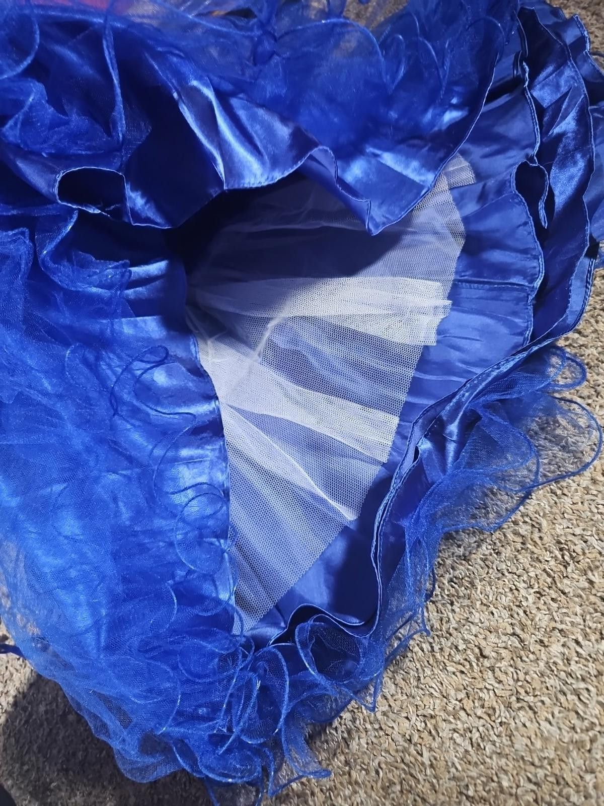 Other Anny Lee Bridal SP6076 2XL Royal Blue Dress Size XXL / US 16-18 / IT 52-54 - 5 Thumbnail
