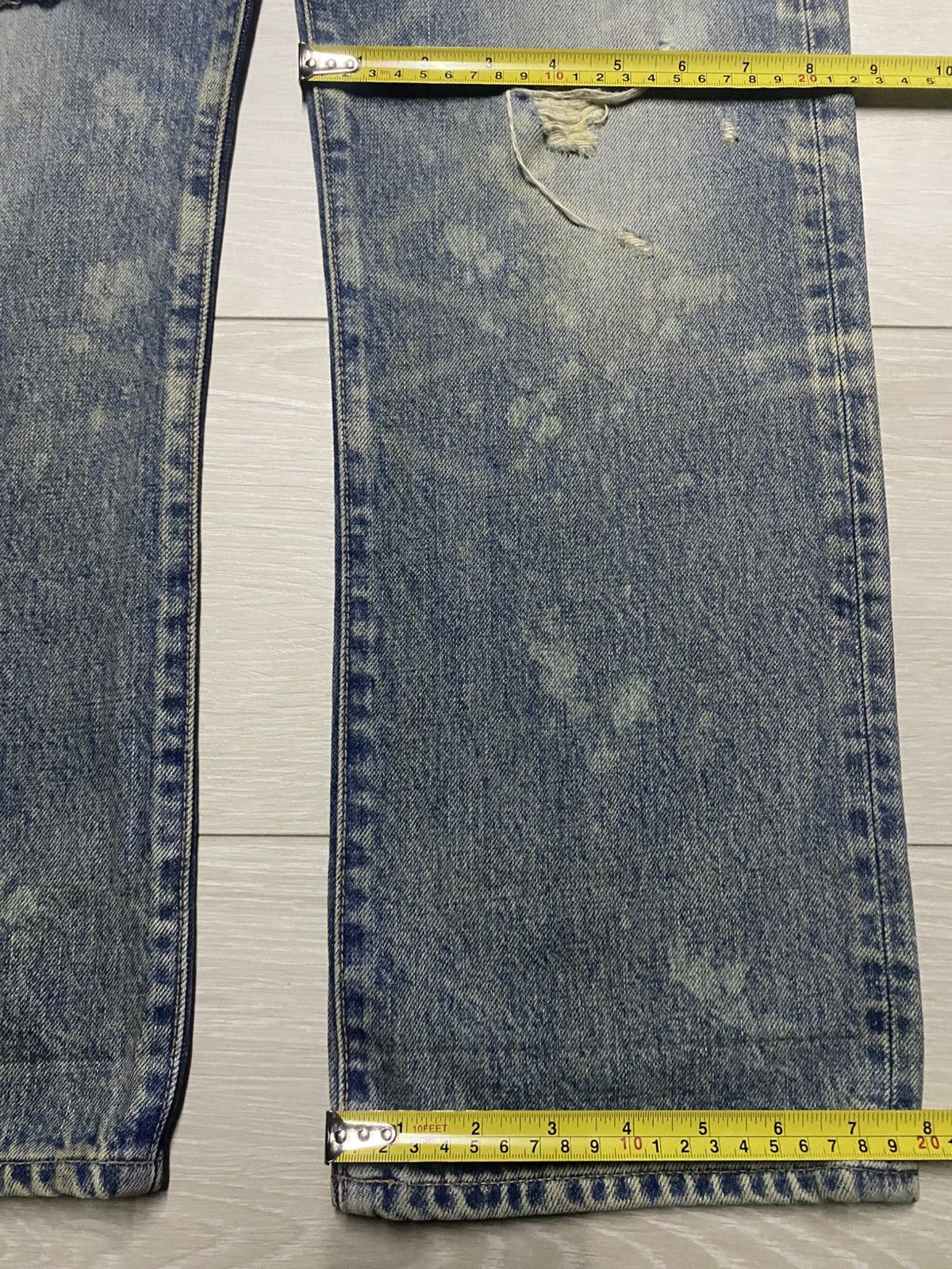 Japanese Brand Vintage Japanese Rna Bleach Distressed Loose Jeans Size US 32 / EU 48 - 17 Thumbnail