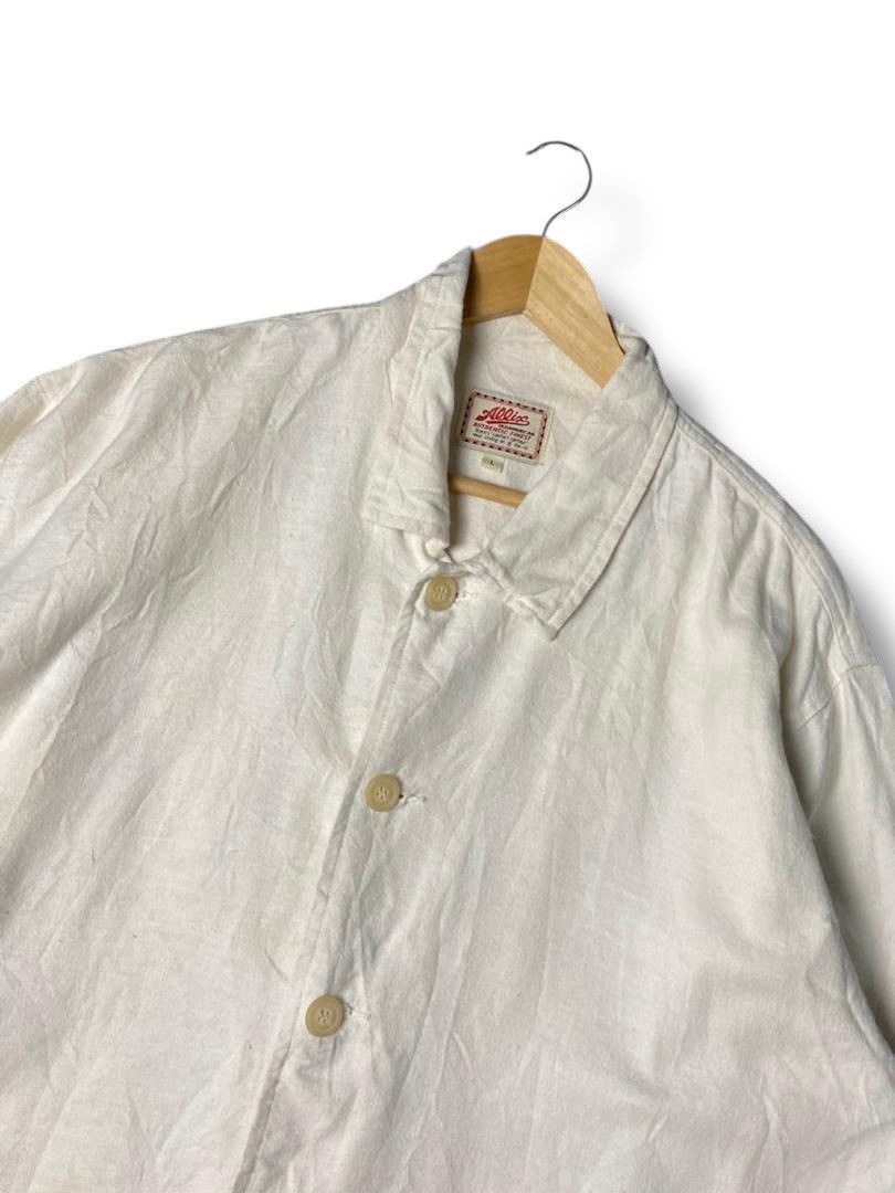 Japanese Brand OLD AMERICAN Brand Cotton Linen Jacket (136) Size US L / EU 52-54 / 3 - 5 Thumbnail