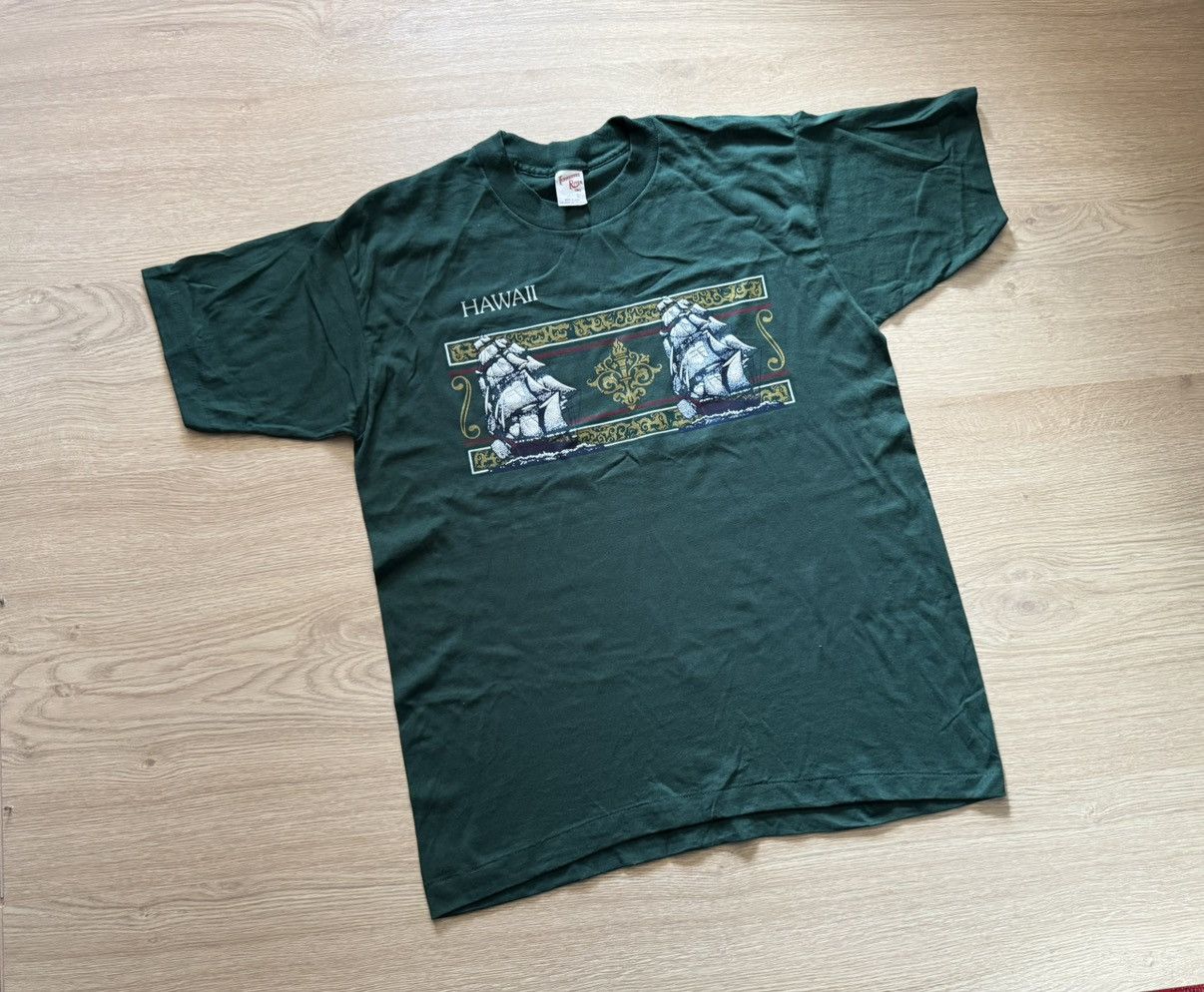 Vintage Vintage 90’s Tennessee River Hawaii Single Stitch T-Shirt Size US L / EU 52-54 / 3 - 1 Thumbnail