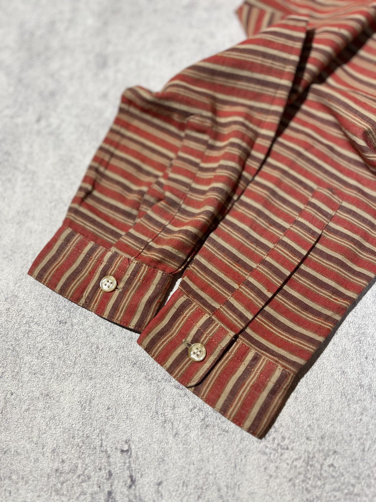 Christian Dior Monsieur VINTAGE Dior stripe shirt Size US S / EU 44-46 / 1 - 7 Thumbnail
