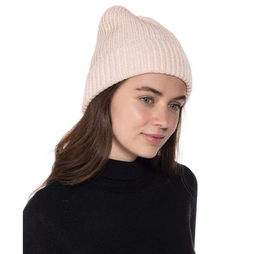 Other Style & Co Women's Solid Shine Cuff Beanie, Blush Size ONE SIZE - 2 Thumbnail