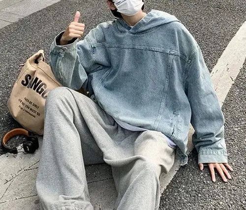 Japanese Brand Y2K Oversized Hood Distressed Denim Pockets Hoodie Size US XL / EU 56 / 4 - 1 Thumbnail