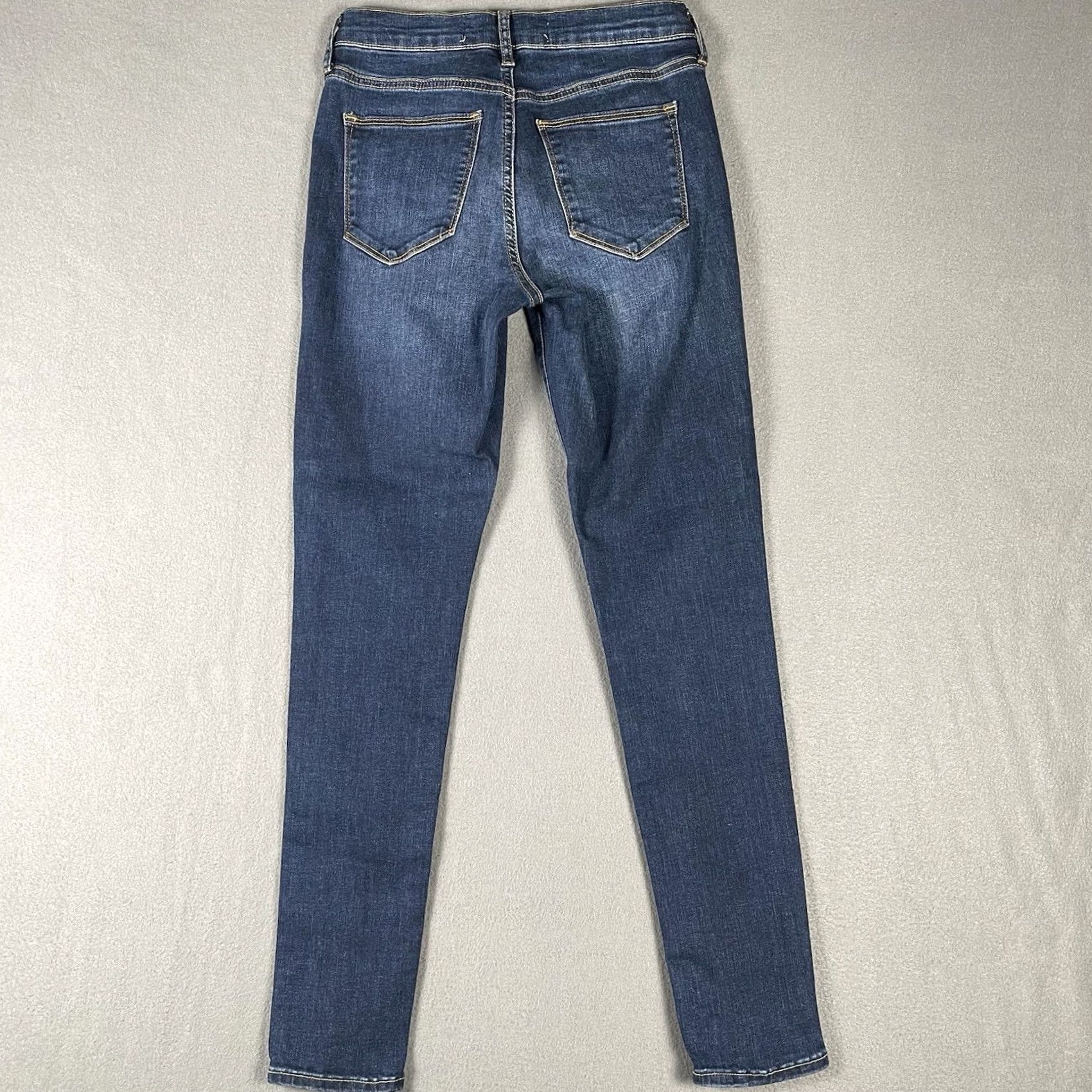 Gap VINTAGE Gap Easy Legging Jeans Womens 26R Blue Mid Rise Slim Straight Denim Jegging Preppy Size 26" / US 2 / IT 38 - 3 Thumbnail