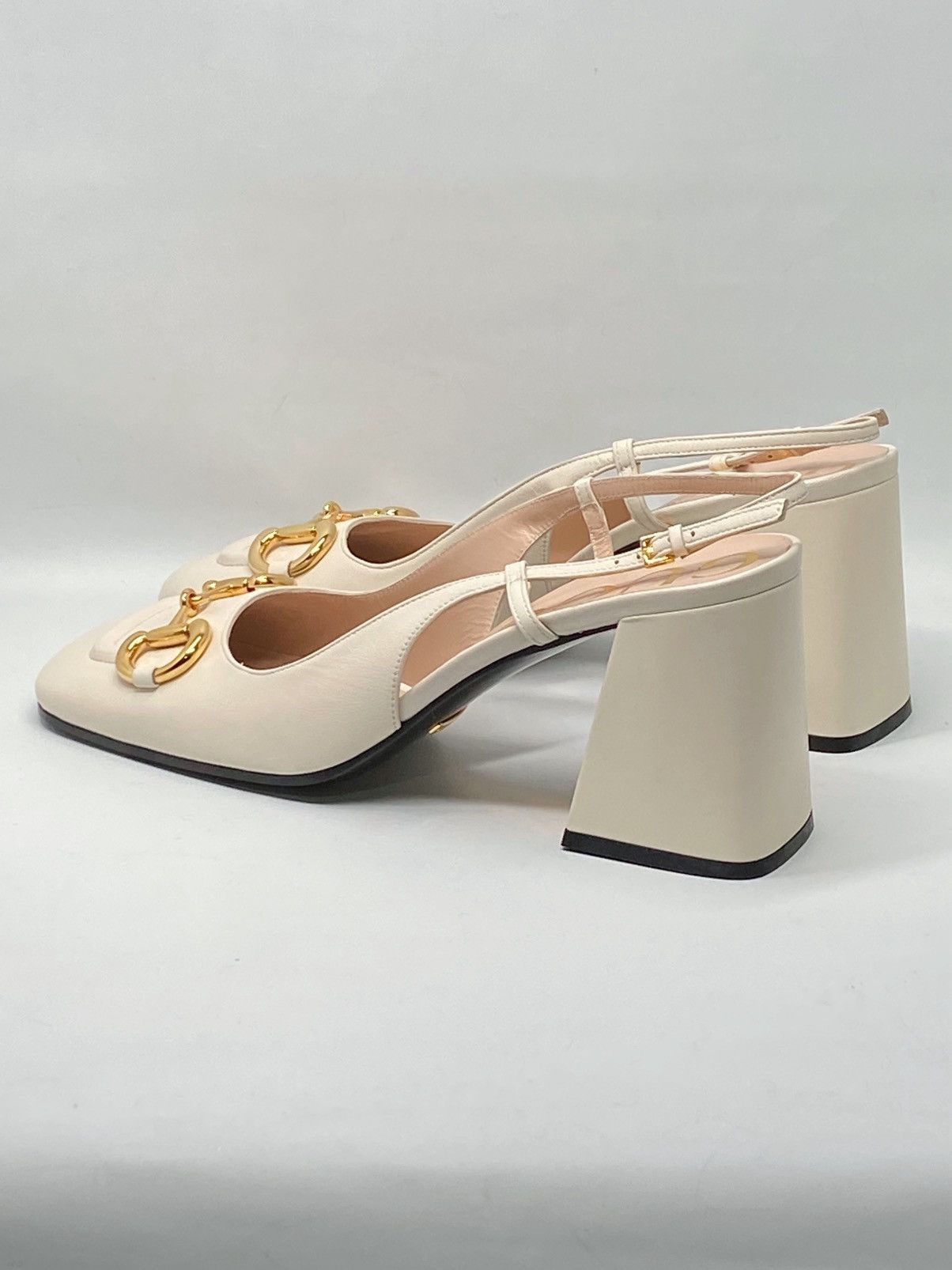 Gucci Gucci Baby Mid-Heel Horsebit Slingback Pumps size 41.5 Size US 11.5 / IT 41.5 - 10 Thumbnail
