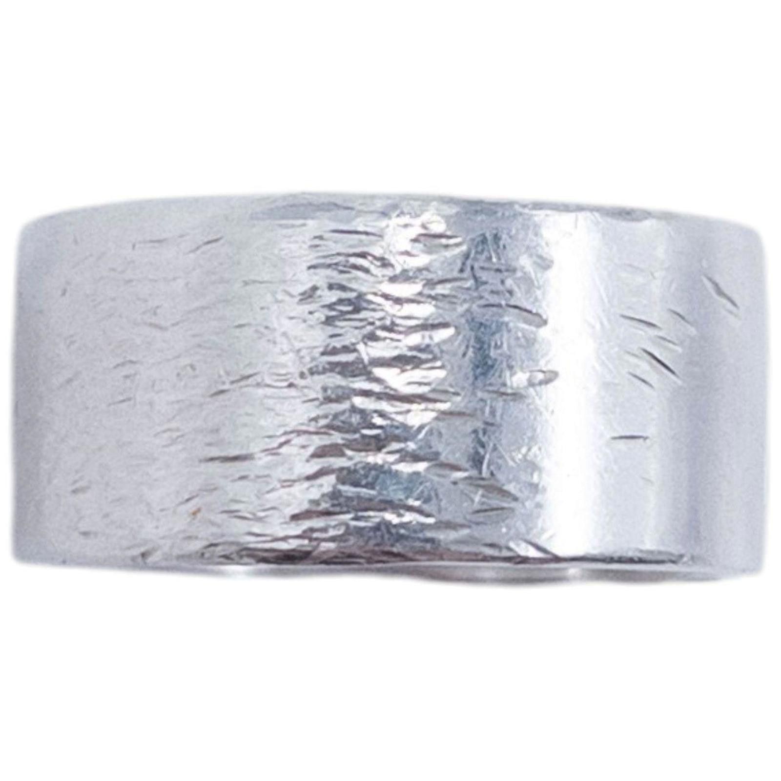 Gucci Vintage 2000s Gucci Silver Logo Ring Size ONE SIZE - 6 Thumbnail