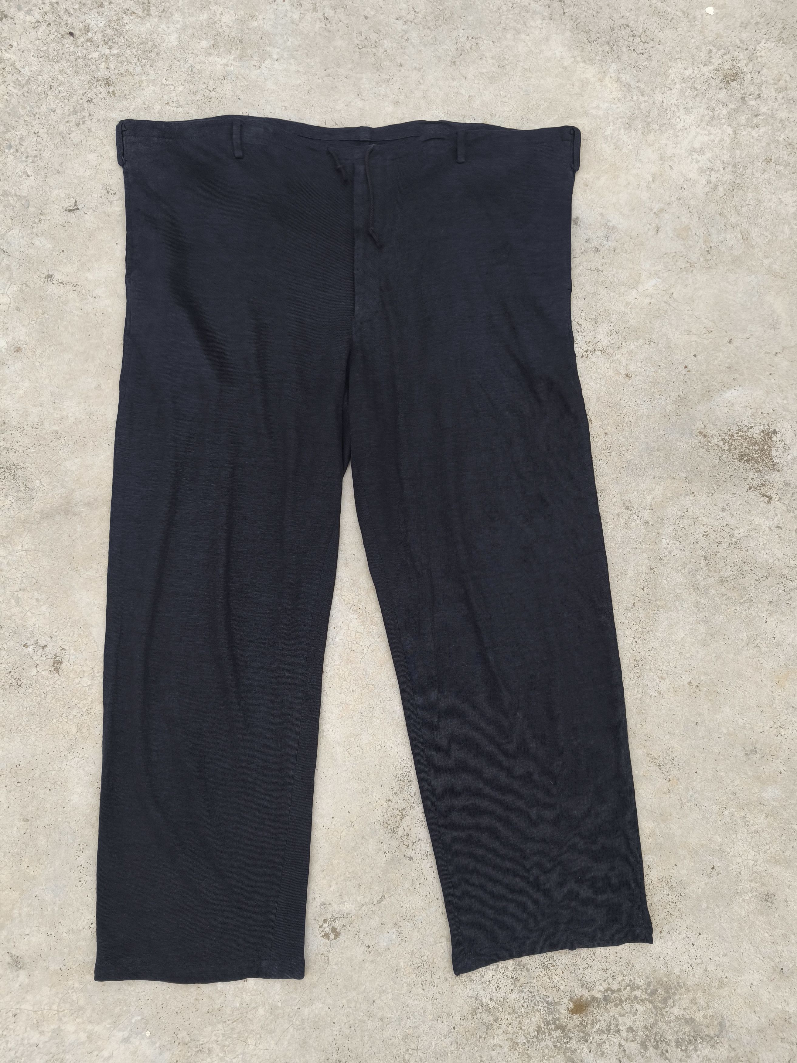 Yohji Yamamoto 🔥 Yohji Yamamoto Baggy pants Linen Drawstring 40'-46' Size Size US 38 / EU 54 - 2 Thumbnail