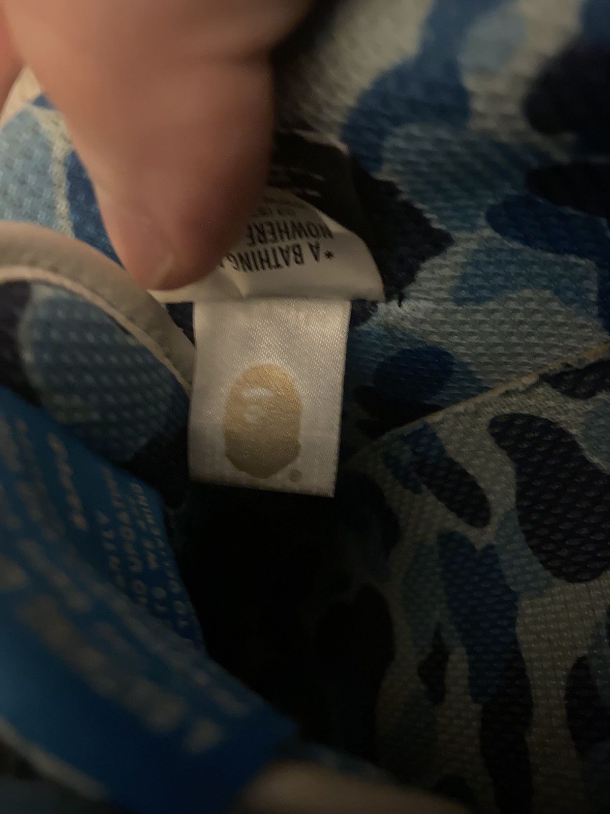 Bape bape sk8sta camo blue low sneakers Size US 9 / EU 42 - 10 Thumbnail