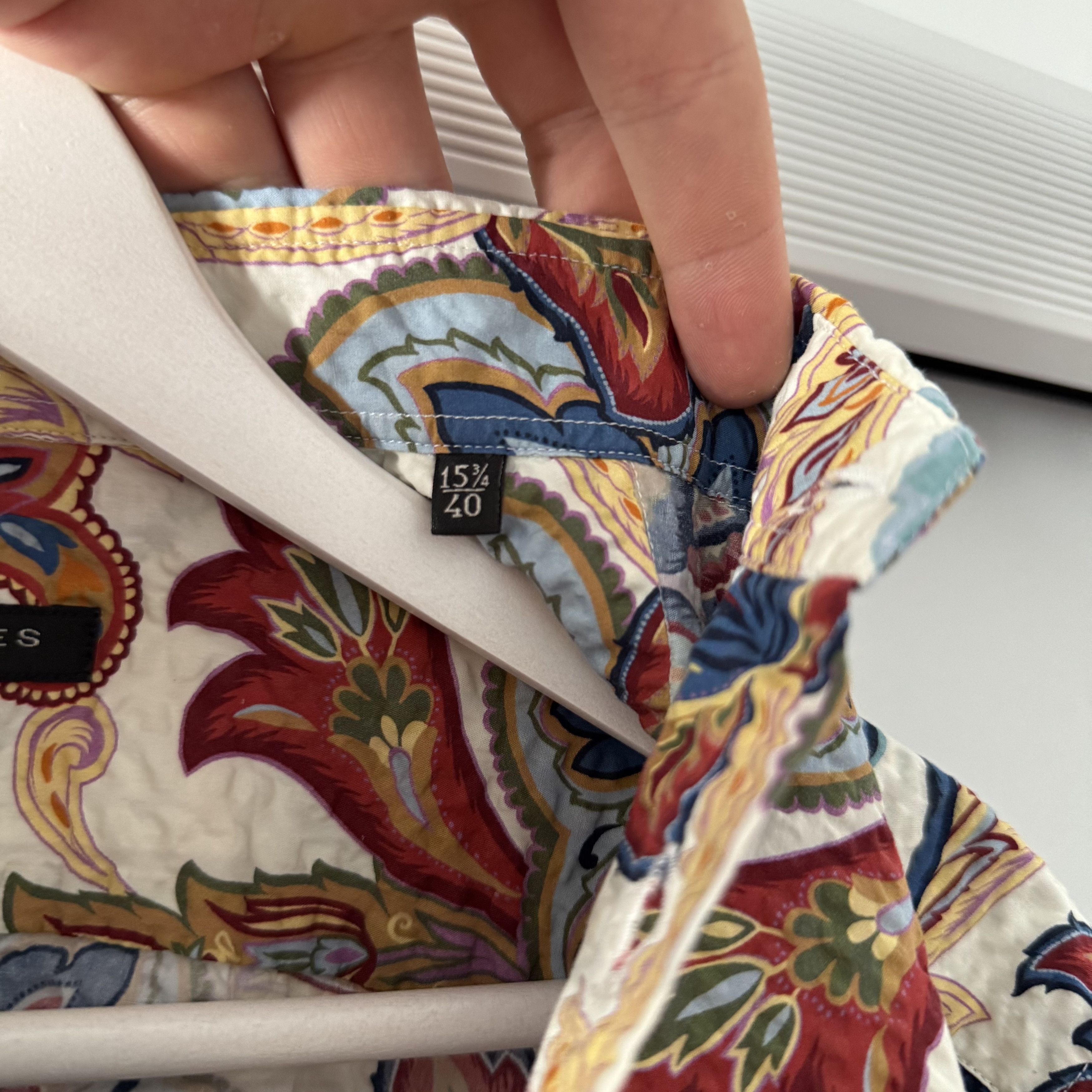 Brian Dales Men's Brian Dales Designer Italy Paisley Waffle Shirt Size US M / EU 48-50 / 2 - 7 Thumbnail