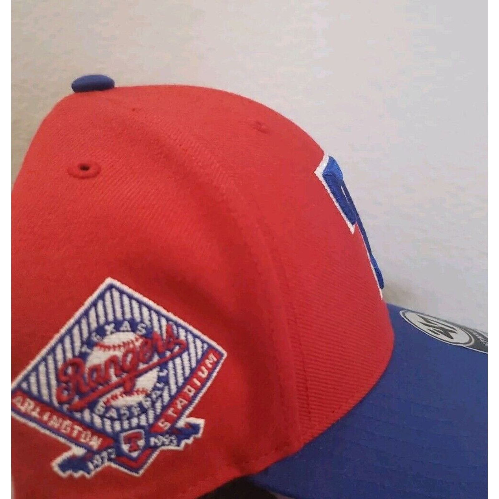 47 Texas Rangers Hat Cap Arlington Stadium Snap MVP 47 Brand Size ONE SIZE - 2 Thumbnail