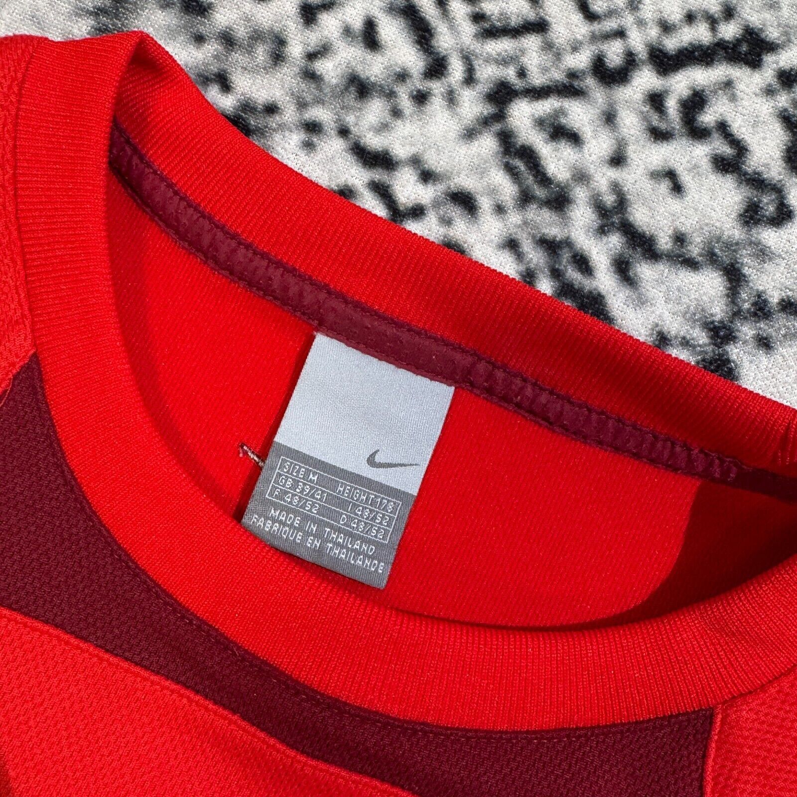 Nike × Vintage Vintage Nike Unisex Red Polyester Vest Jersey Tank Top SizeM Size US M / EU 48-50 / 2 - 5 Thumbnail
