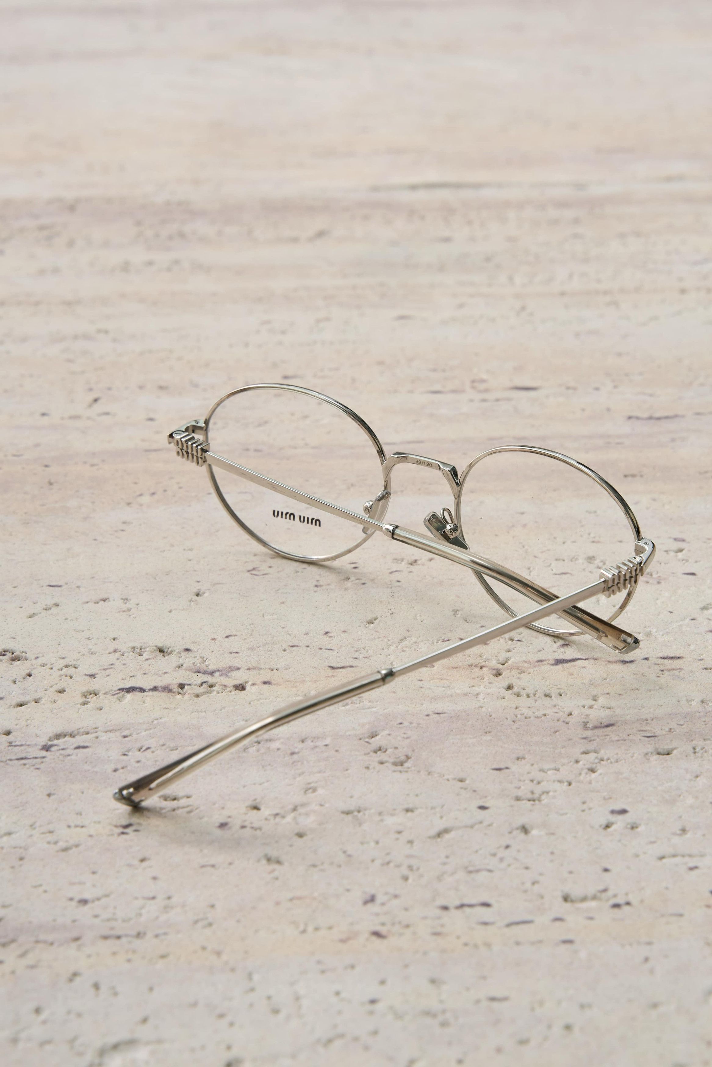 Miu Miu MIU MIU 0MU 52XV 1BC1O1 SILVER Size ONE SIZE - 4 Thumbnail