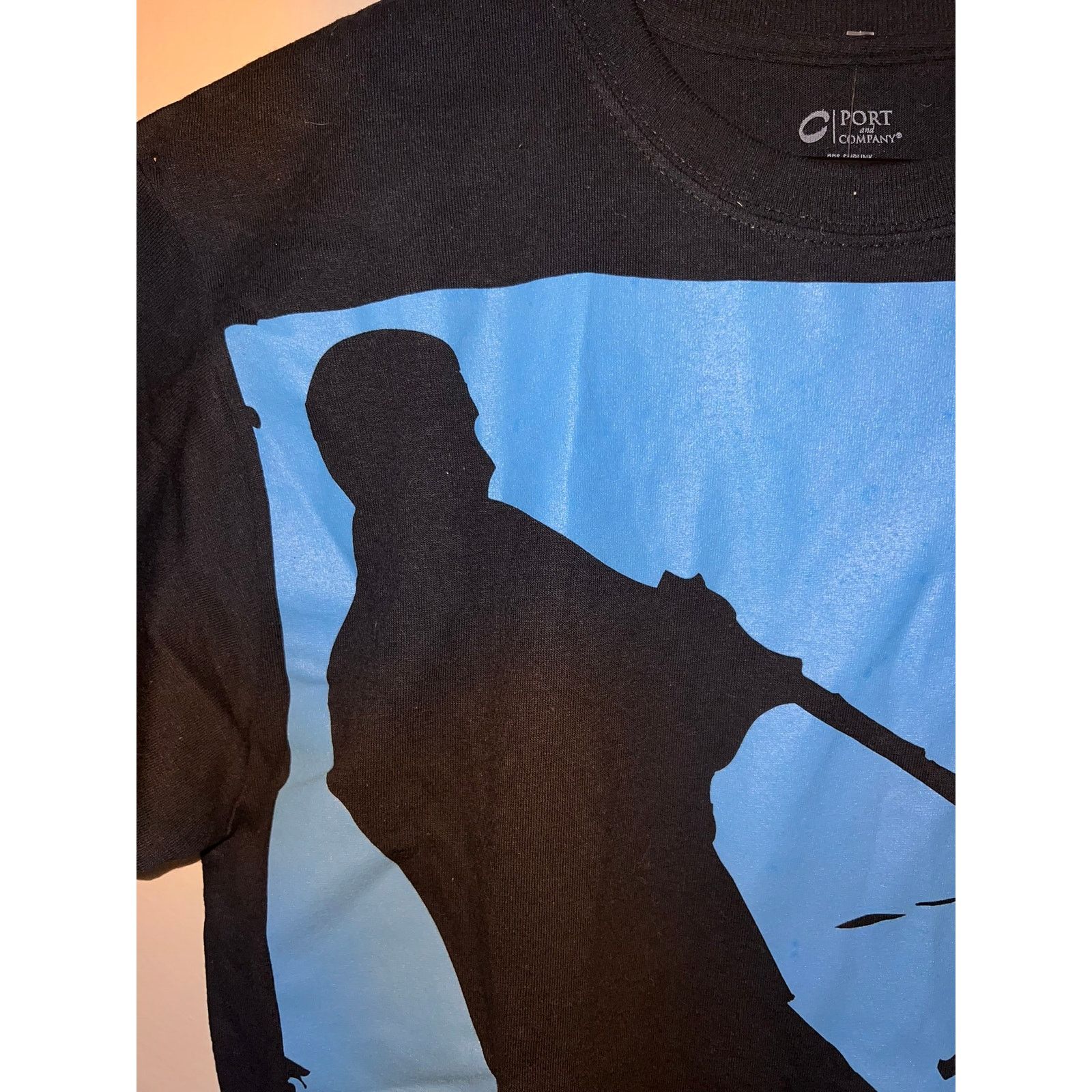 Port Authority Beale Street Shirt Memphis TN Jazz Music Black Tee 2000s M Size US M / EU 48-50 / 2 - 2 Thumbnail