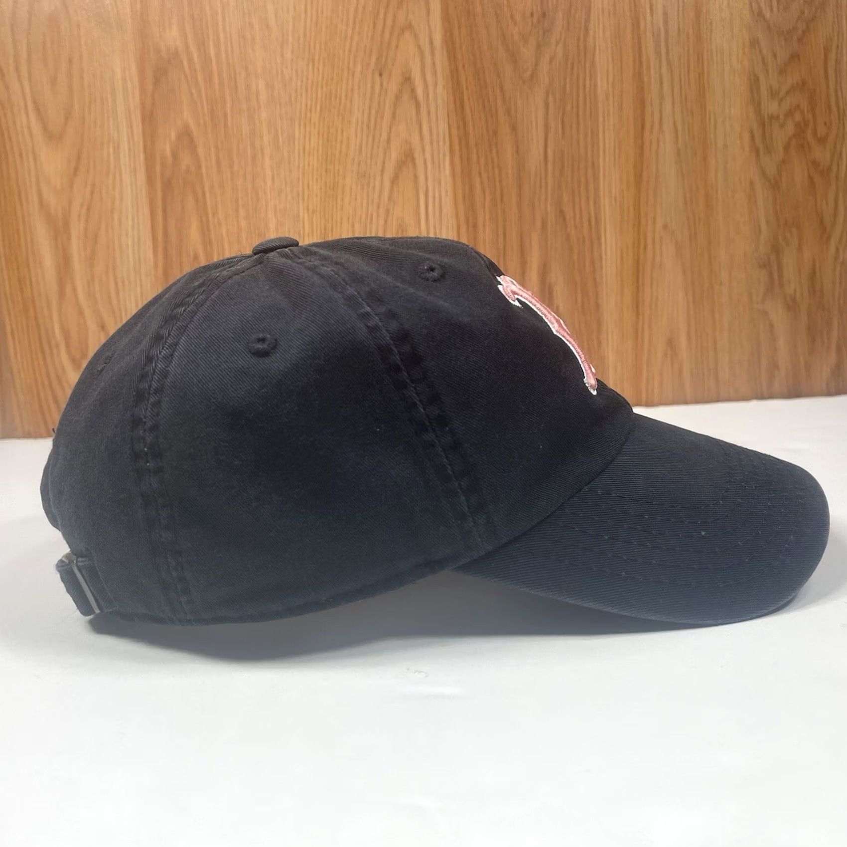 Vintage Fan Favorite Boston Red Sox Adult Adjustable StrapBack Baseball Hat Cap Black Size ONE SIZE - 6 Thumbnail