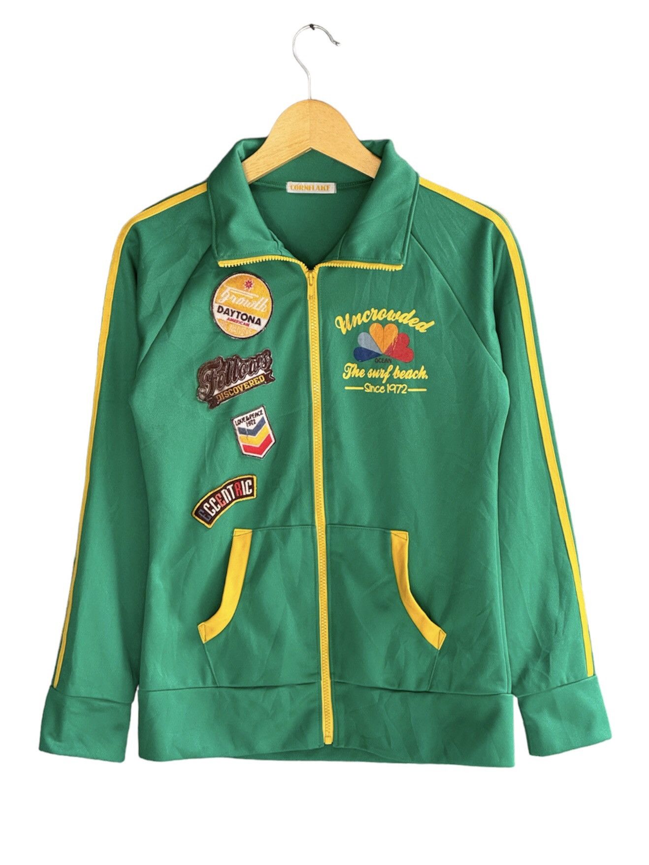 Japanese Y2K Tracktop Patch Cornflake