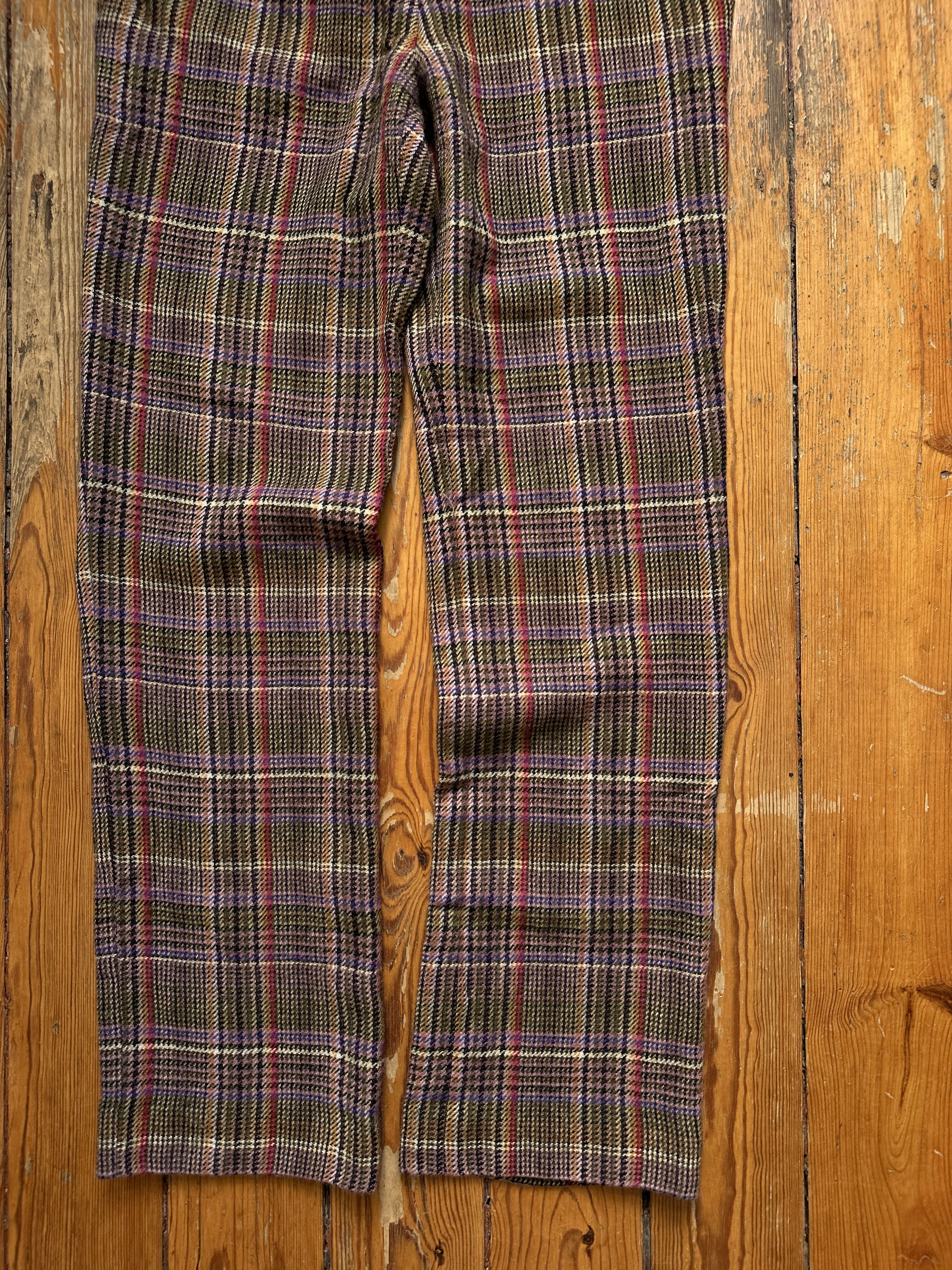 Moschino wool checkered moschino cheap and chic straight pants Size 30" / US 8 / IT 44 - 2 Thumbnail