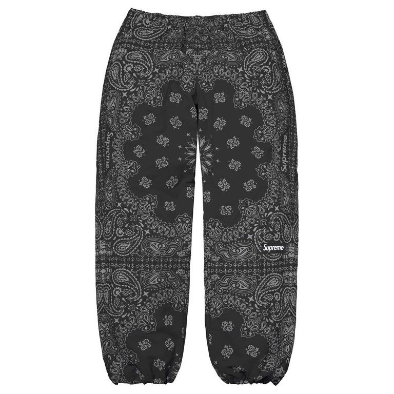 パンツ Supreme llic Dot Trouser Black 30 Supreme Supreme - 30 Years of Dedication Satin Track Pants | Grailed