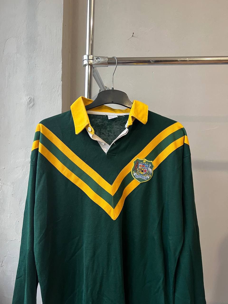 Canterbury of New Zealand 1970/75 AUSTRALIA TEAM WALLABIES RARE RUGBY UNION SHIRT XL Size US XL / EU 56 / 4 - 7 Thumbnail