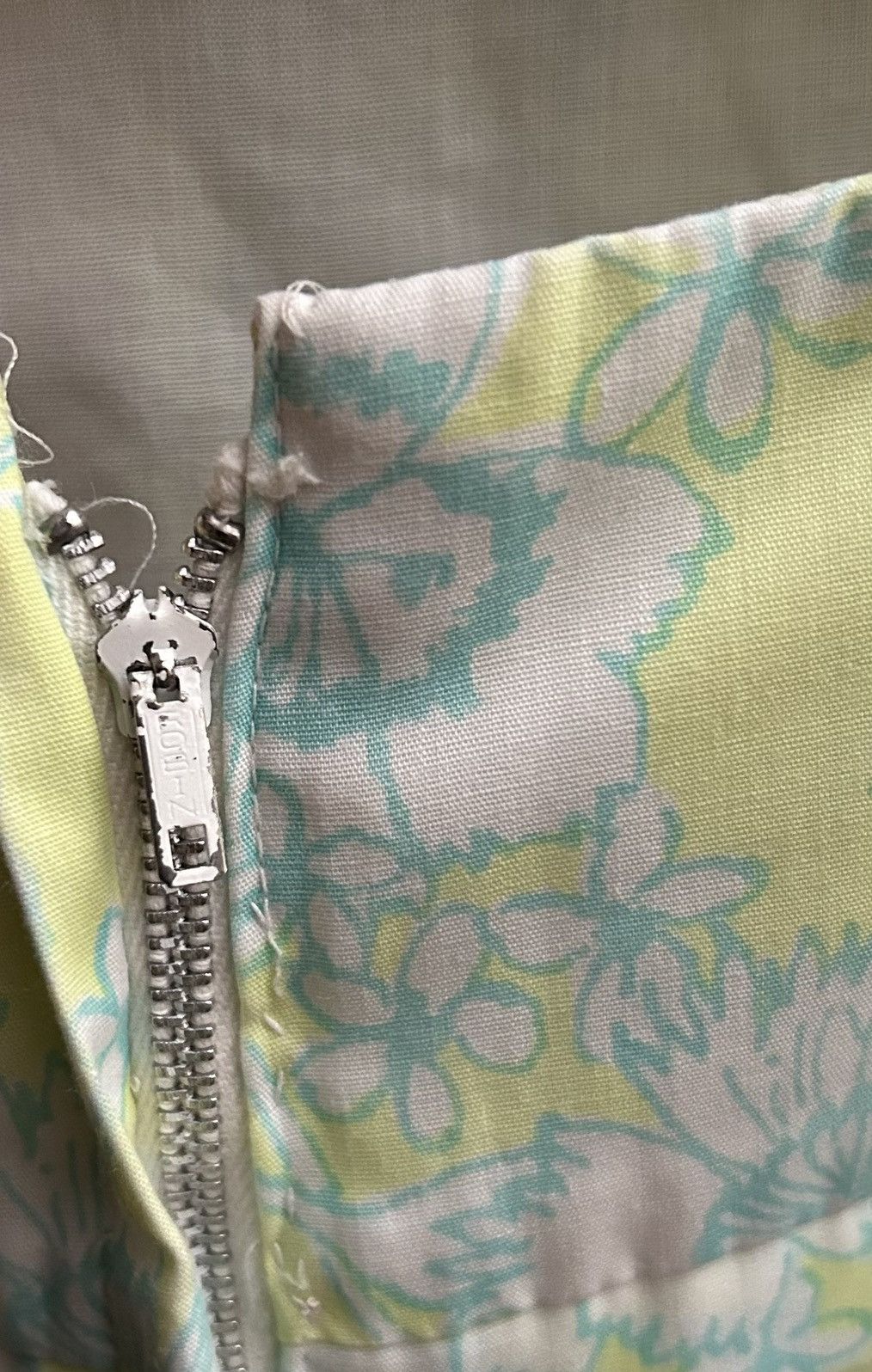 Lilly Pulitzer 60s Liza by Lilly Pulitzer Floral Sleeveless Dress Green Size S / US 4 / IT 40 - 11 Thumbnail