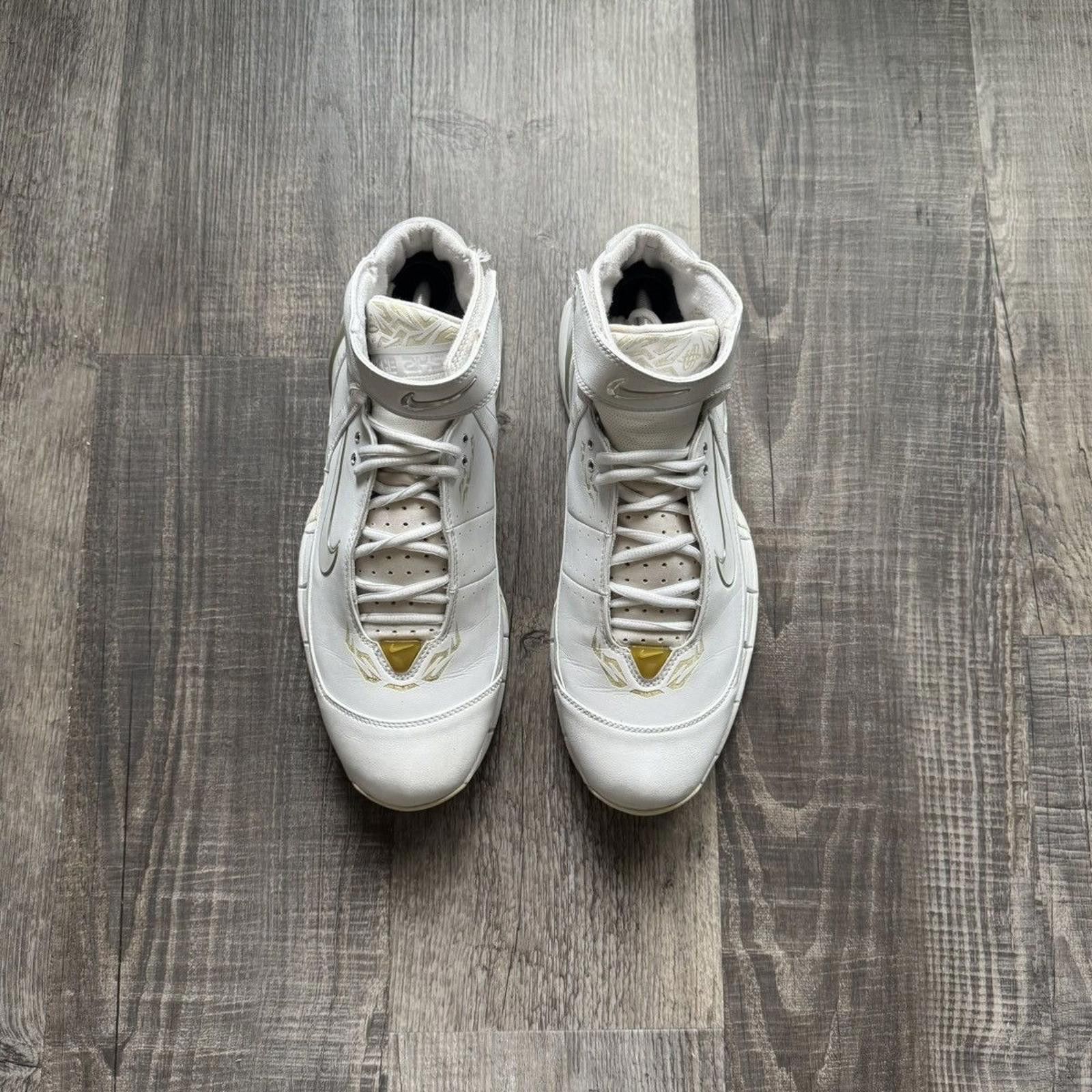 NIKE • Air Zoom Huarache 2K5 White Metallic (11.5M)