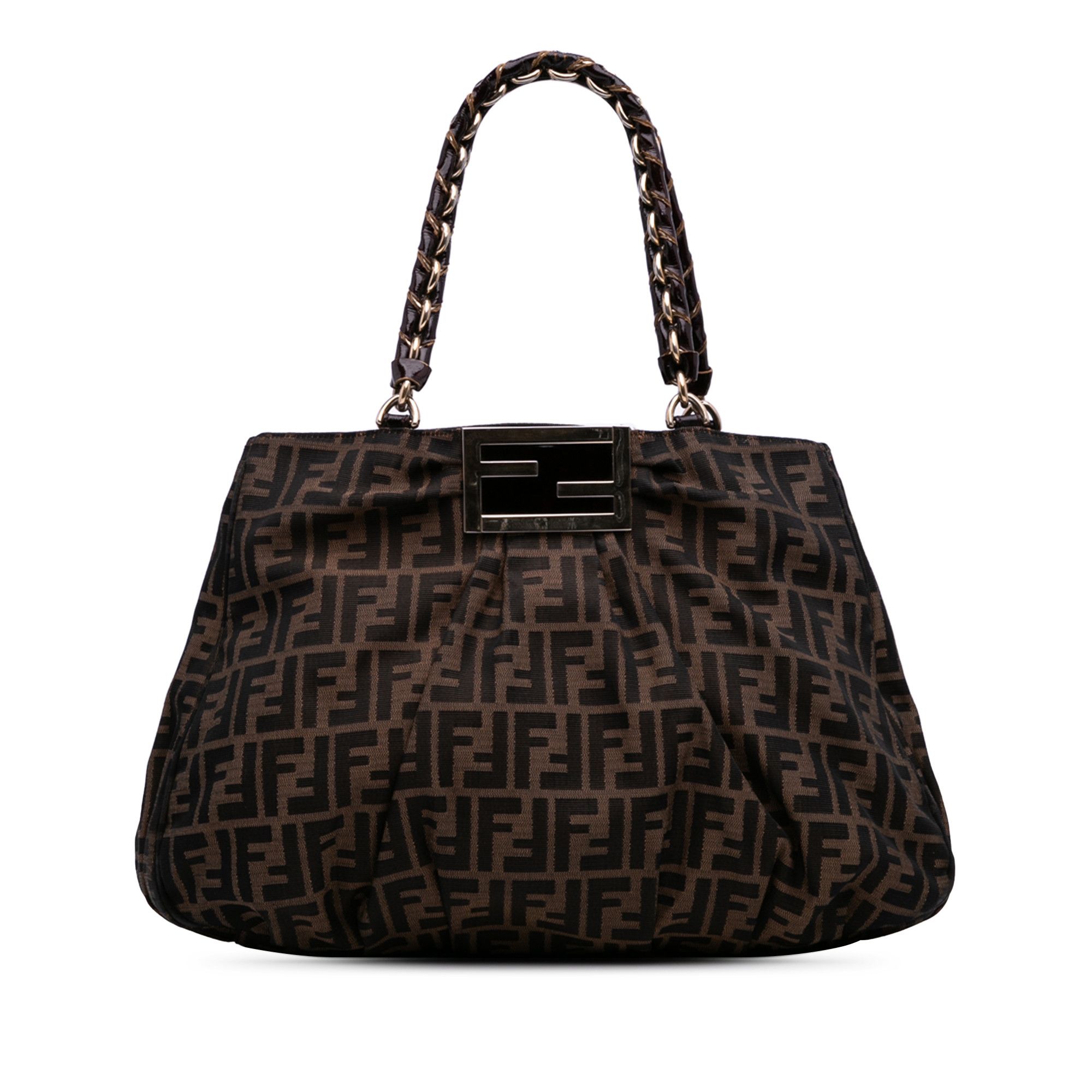 Fendi Fendi Summer Tote Bag In Jacquard Fabric With Ff In