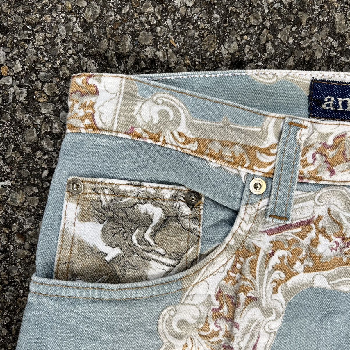 Vintage Rare Angelo Marani Graphic Pants Size US 29 - 4 Thumbnail
