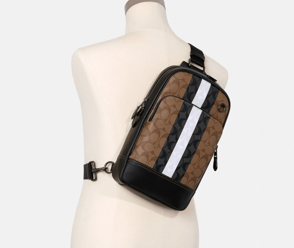 Coach Graham Pack In hotsell Blocked Signature Canvas With Varsity Stripe