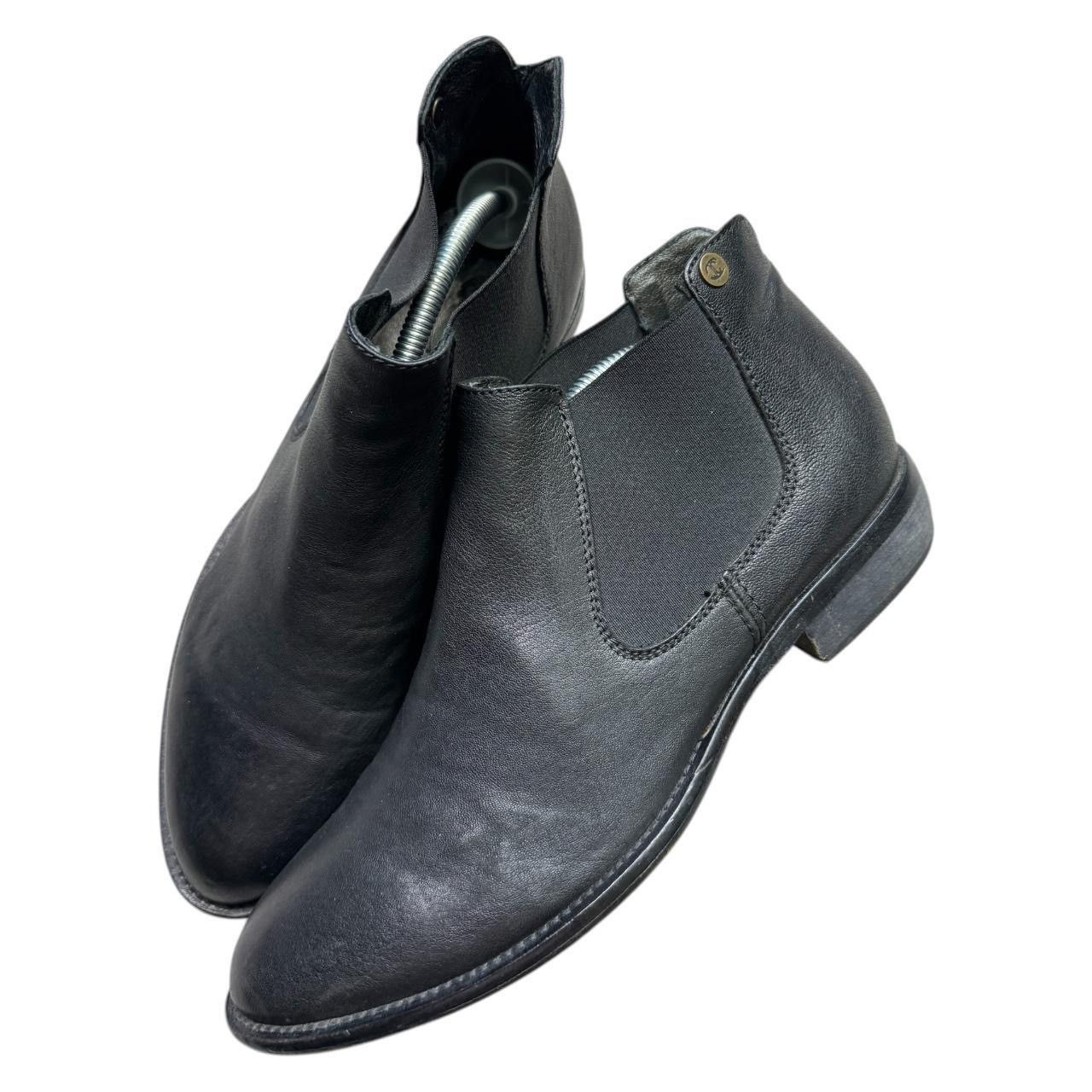 Just Cavalli Just cavalli black leather Chelsea boots with gold logo Size US 9 / EU 42 - 1 Thumbnail