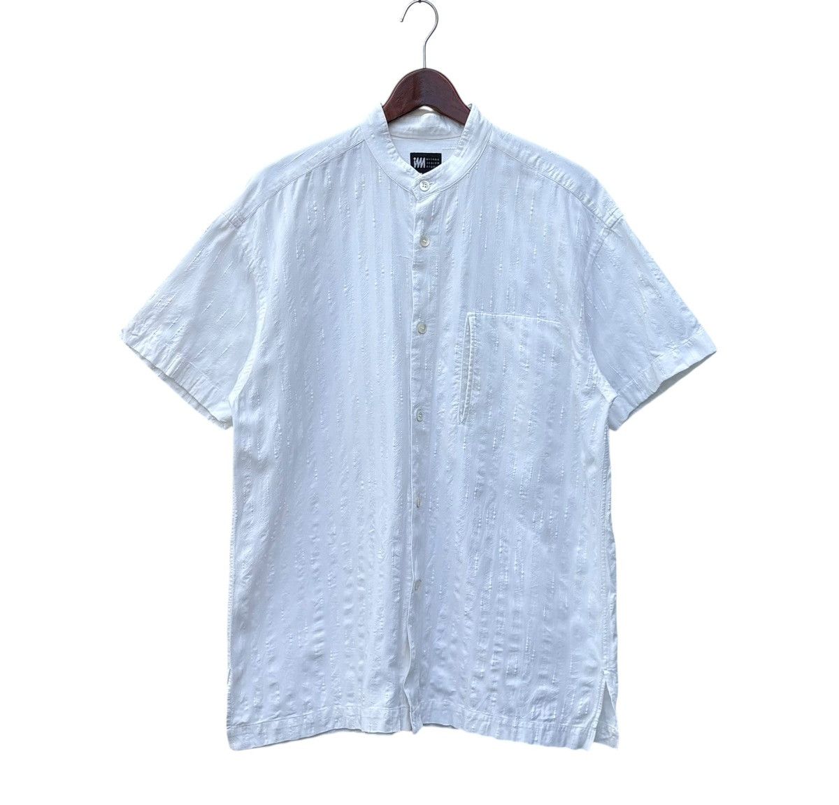 Issey Miyake Issey Miyake Design Studio White Button Up Shirt Size US M / EU 48-50 / 2 - 1 Thumbnail