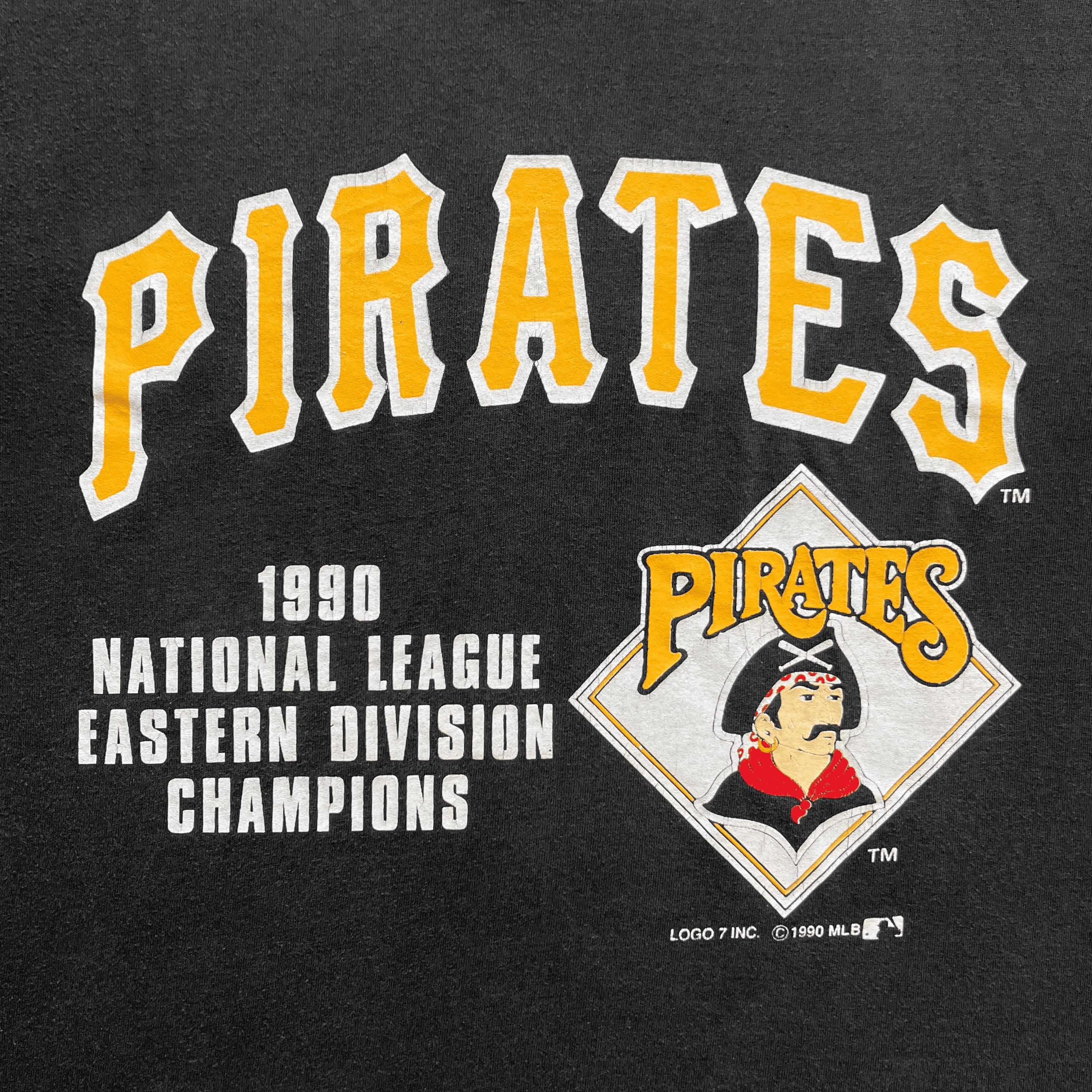 MLB Vintage 1990 Pittsburgh Pirates T-Shirt Size US L / EU 52-54 / 3 - 2 Thumbnail