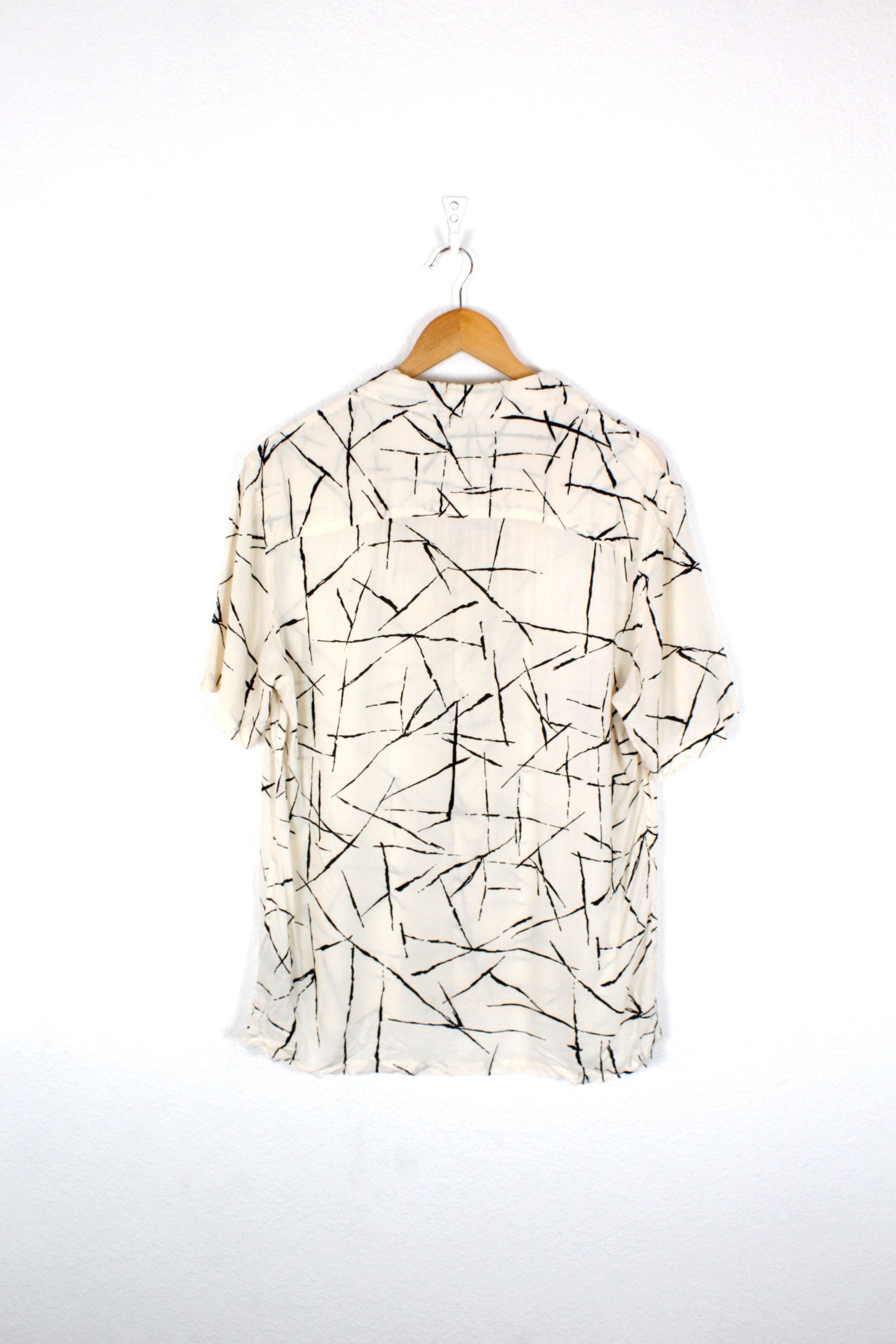 Allsaints Allsaints Burma Viscose Printed Camp Collar Shirt Size US S / EU 44-46 / 1 - 2 Thumbnail