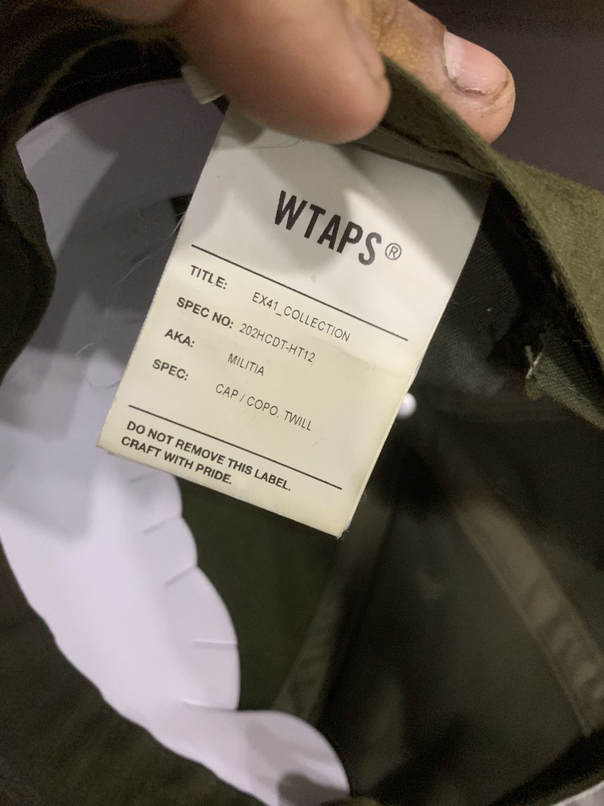 Wtaps Wtaps 202HCDT-HT12 Militia Cap Size ONE SIZE - 9 Thumbnail