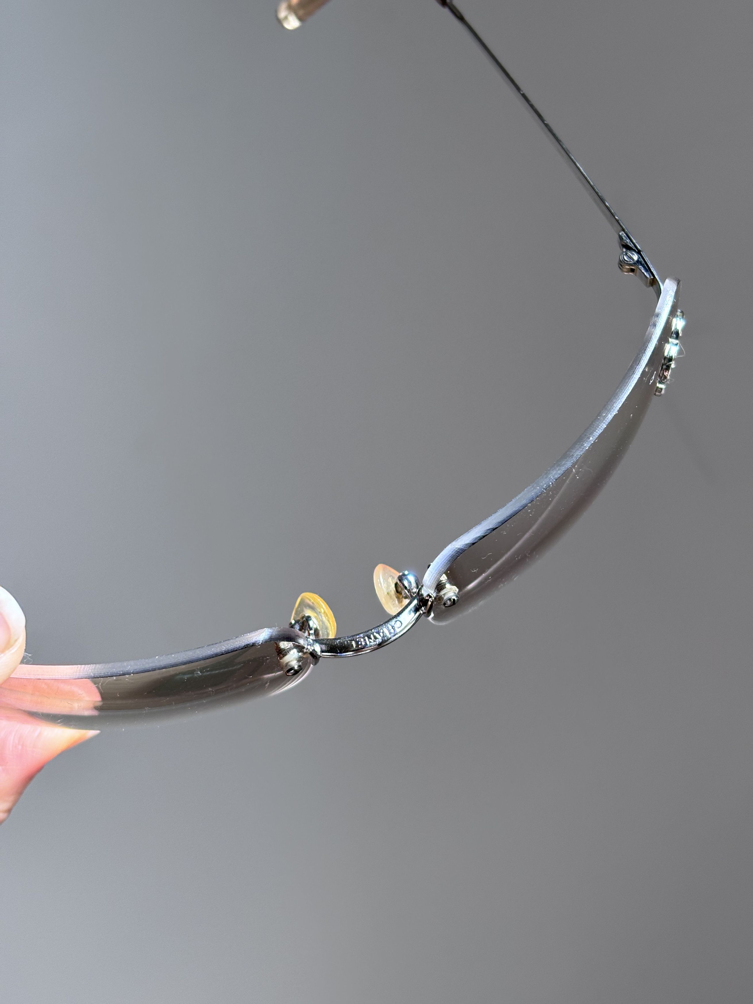 Chanel CHANEL Sunglasses 4017-D Rimless Rhinestones Vintage Size ONE SIZE - 7 Thumbnail