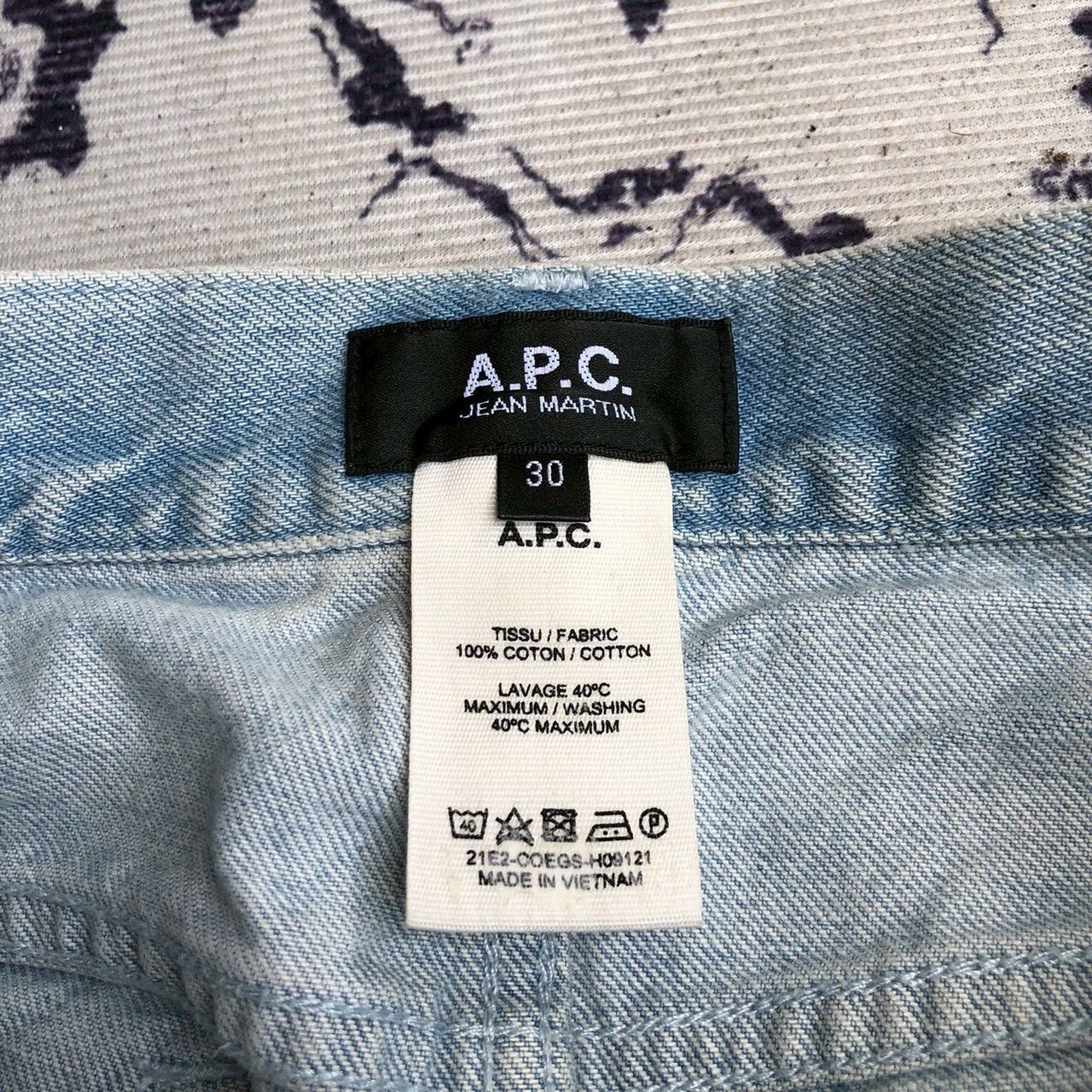 A.P.C. A.P.C. Jean Martin Light Wash Denim Pants Size US 30 / EU 46 - 11 Thumbnail